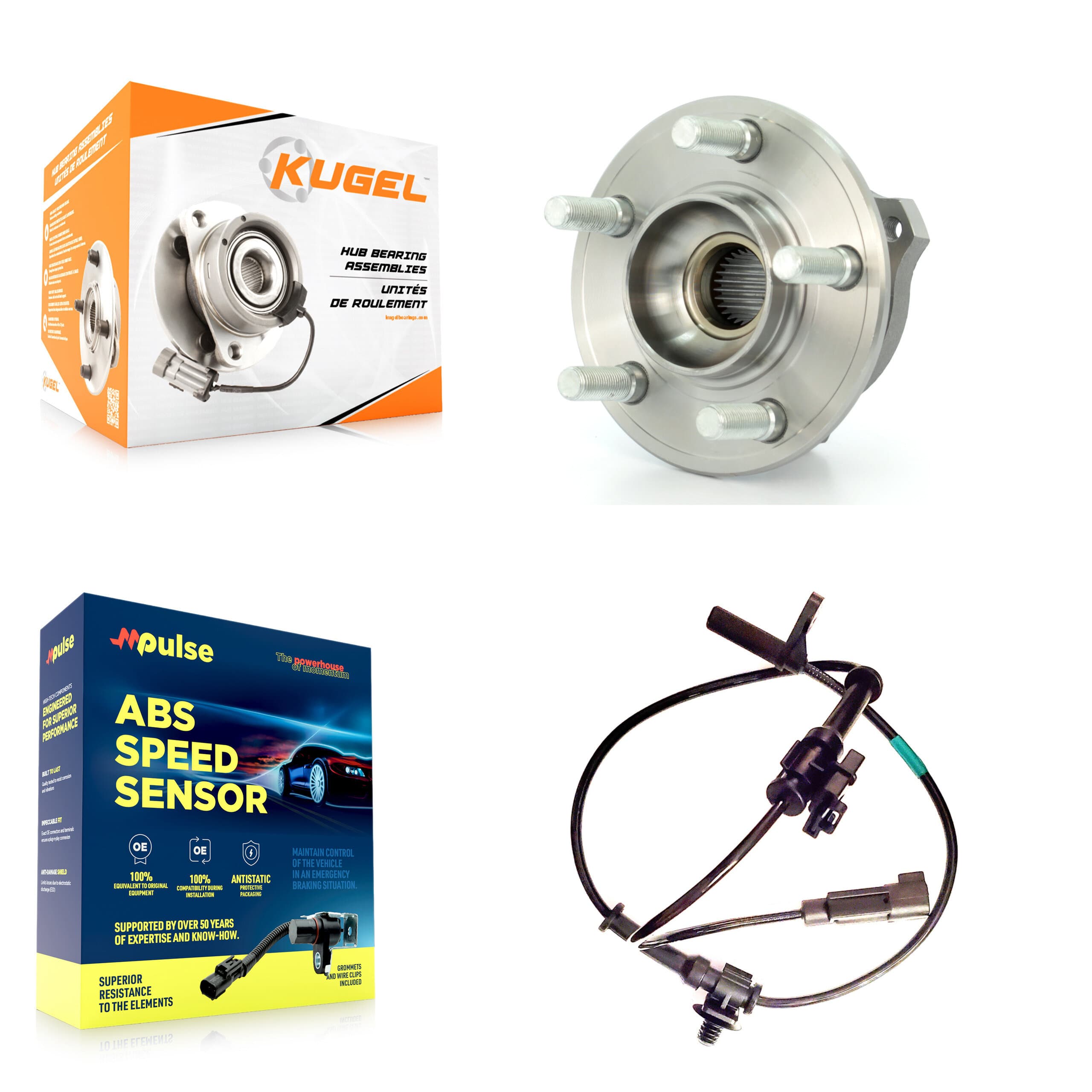 Kugel - K7S-100100 - Front Wheel Bearing and Hub Assembly Kits image 1