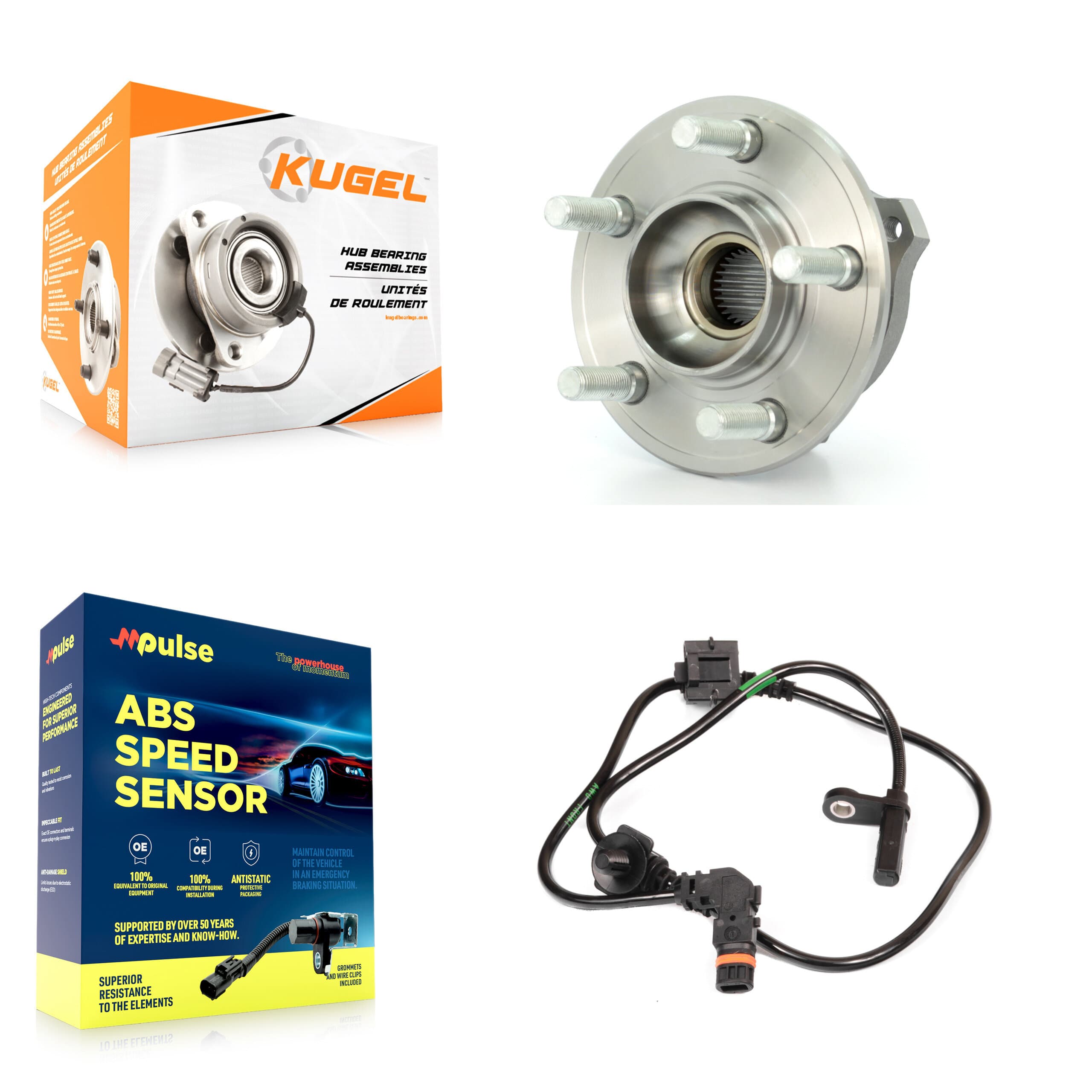 Kugel - K7S-100103 - Front Wheel Bearing and Hub Assembly Kits image 1