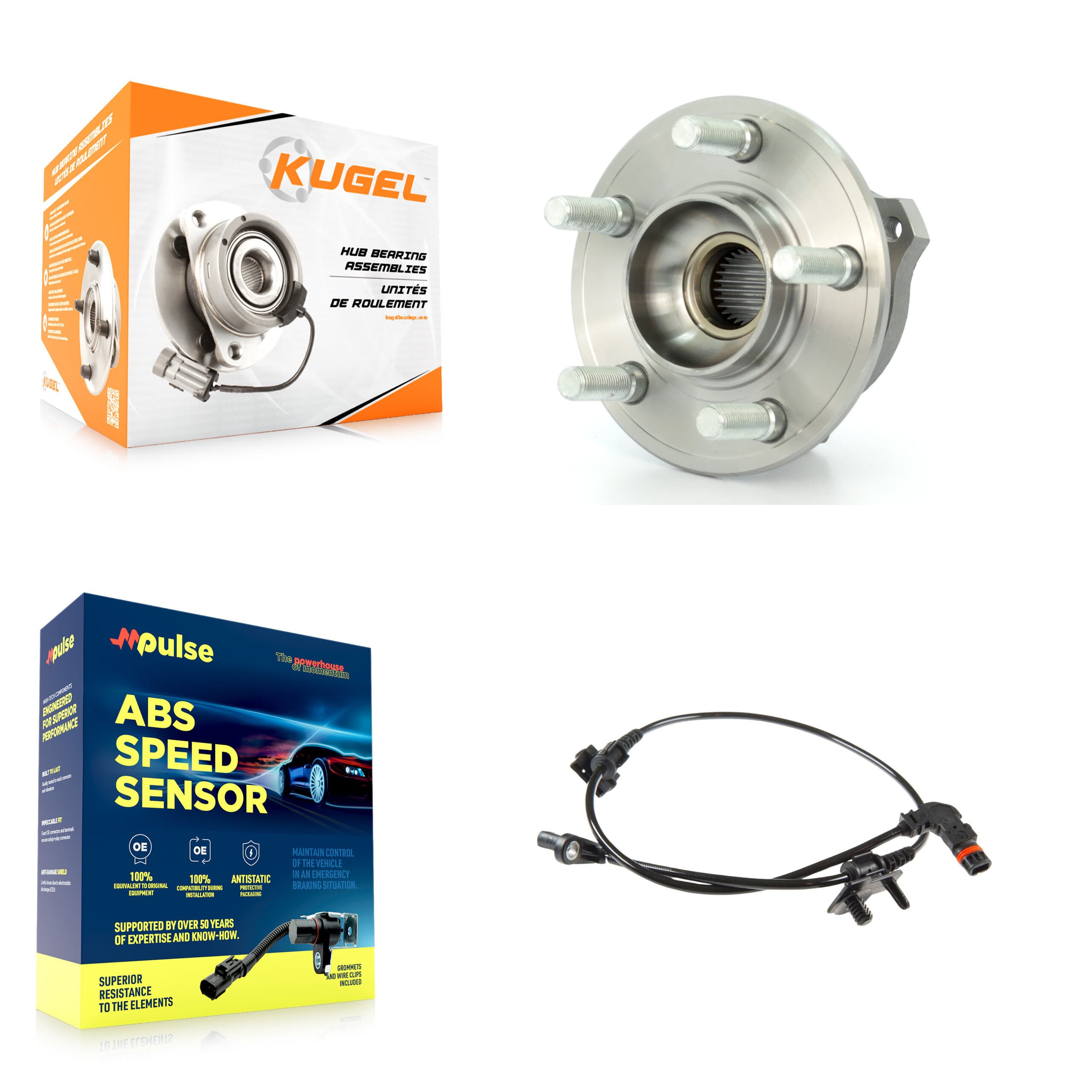 Kugel - K7S-100104 - Front Wheel Bearing and Hub Assembly Kits image 1