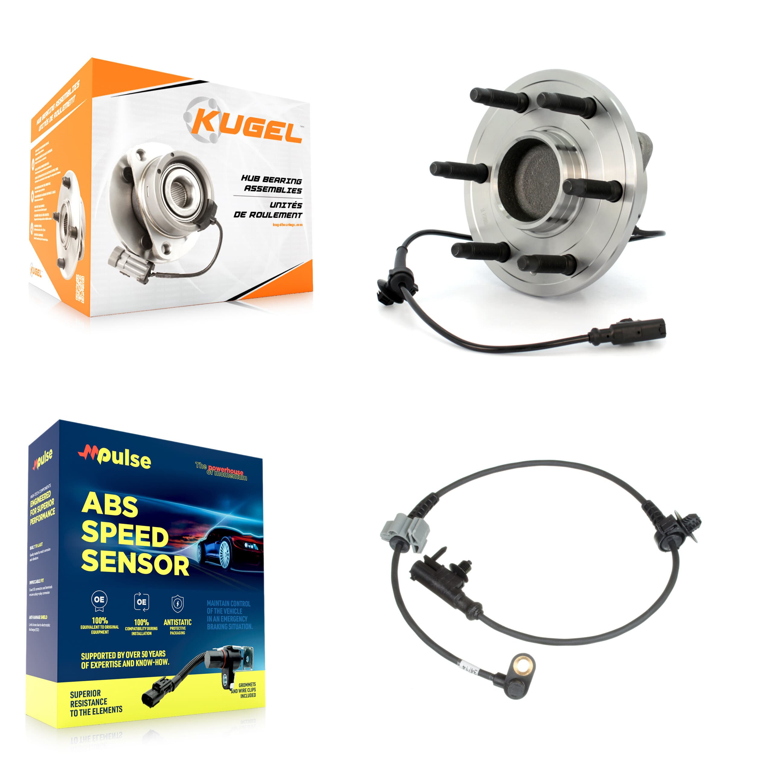 Kugel - K7S-100108 - Front Wheel Bearing and Hub Assembly Kits image 1