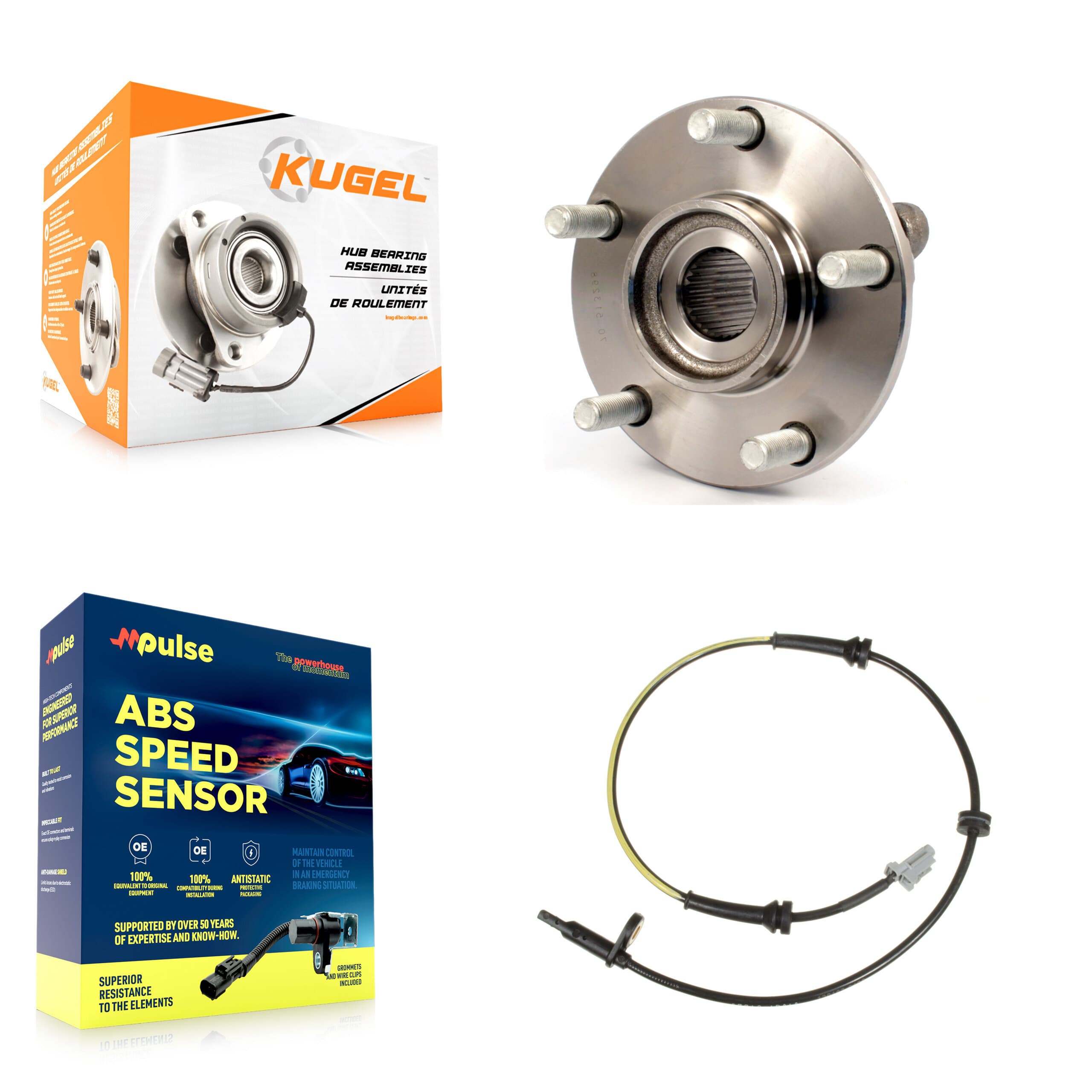 Kugel - K7S-100134 - Front Wheel Bearing and Hub Assembly Kits image 1