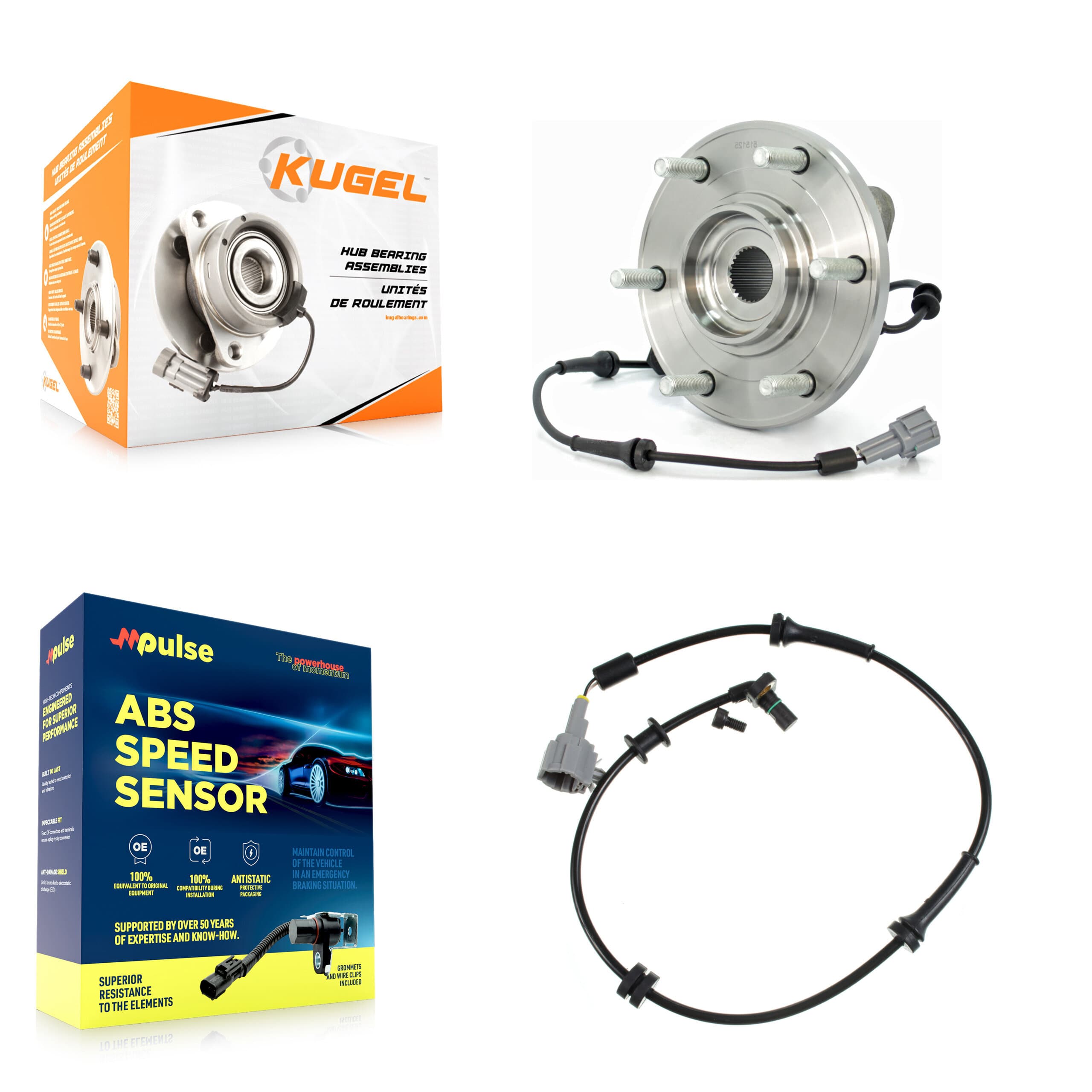 Kugel - K7S-100135 - Front Wheel Bearing and Hub Assembly Kits image 1