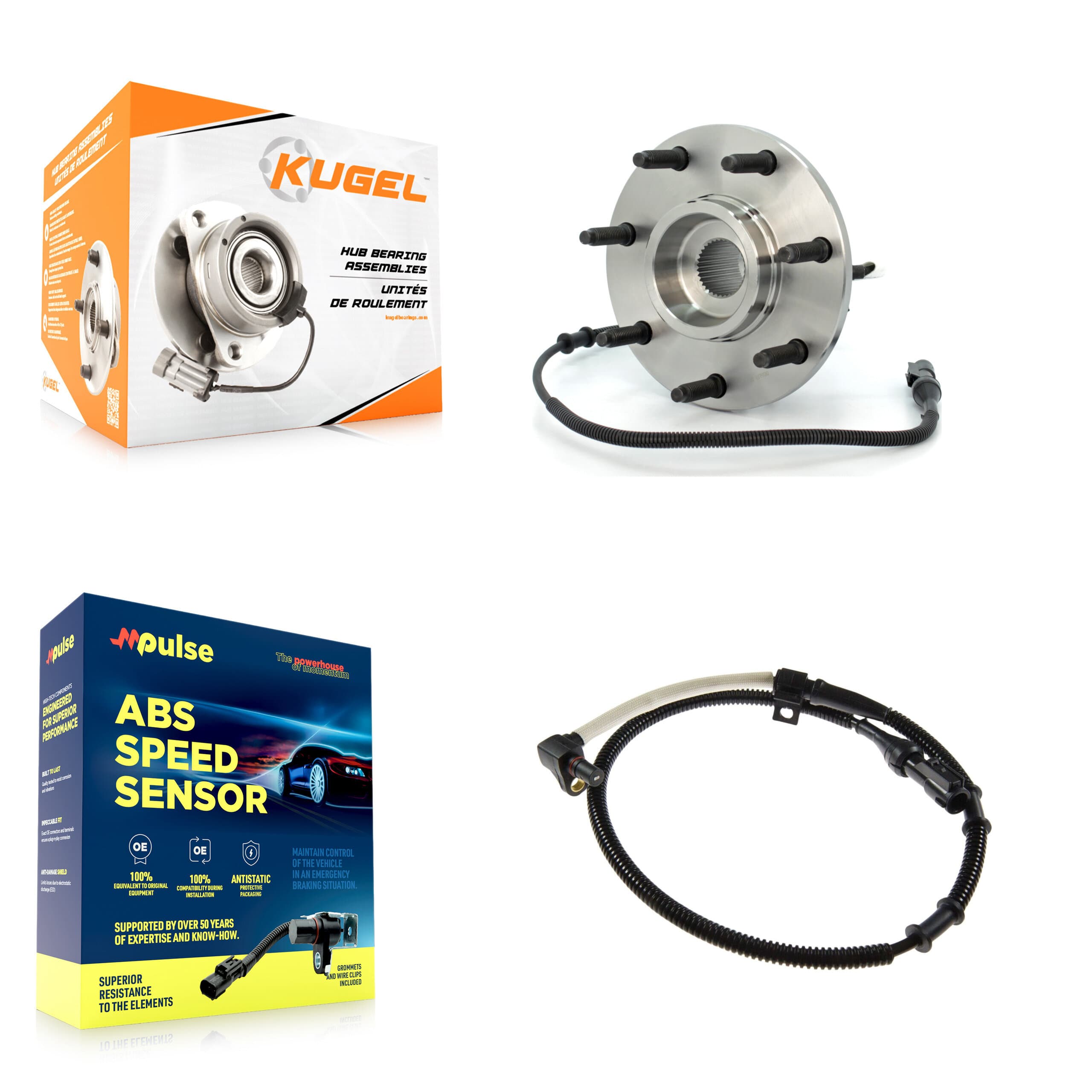 Kugel - K7S-100140 - Front Wheel Bearing and Hub Assembly Kits image 1
