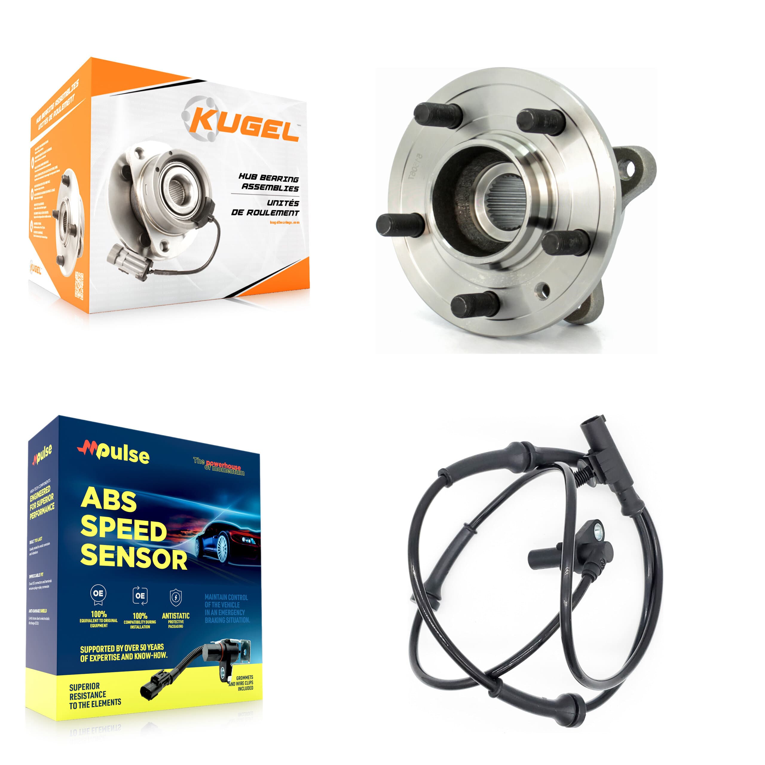 Kugel - K7S-100141 - Front Wheel Bearing and Hub Assembly Kits image 1