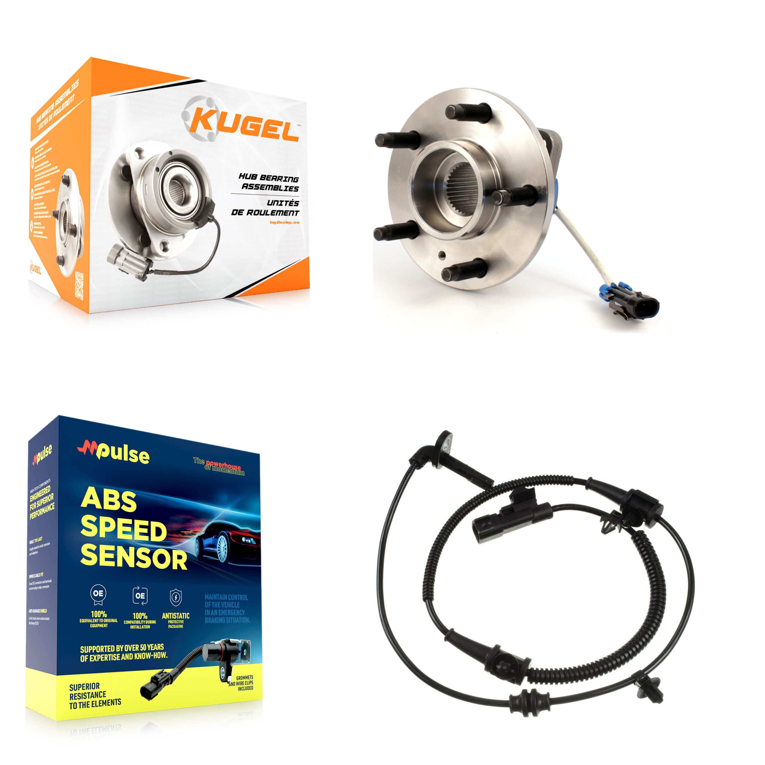 Kugel - K7S-100151 - Front Wheel Bearing and Hub Assembly Kits image 1