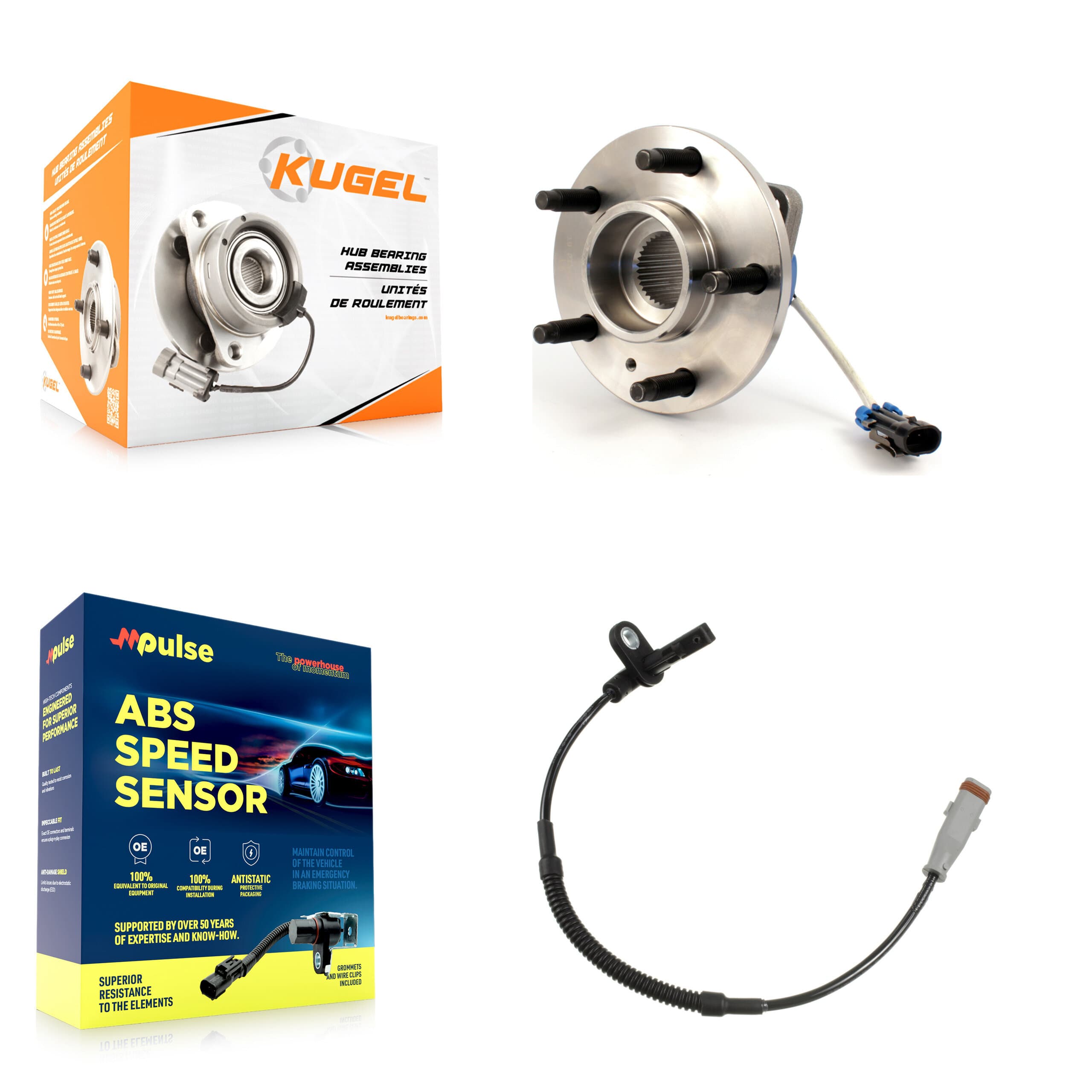 Kugel - K7S-100152 - Front Wheel Bearing and Hub Assembly Kits image 1
