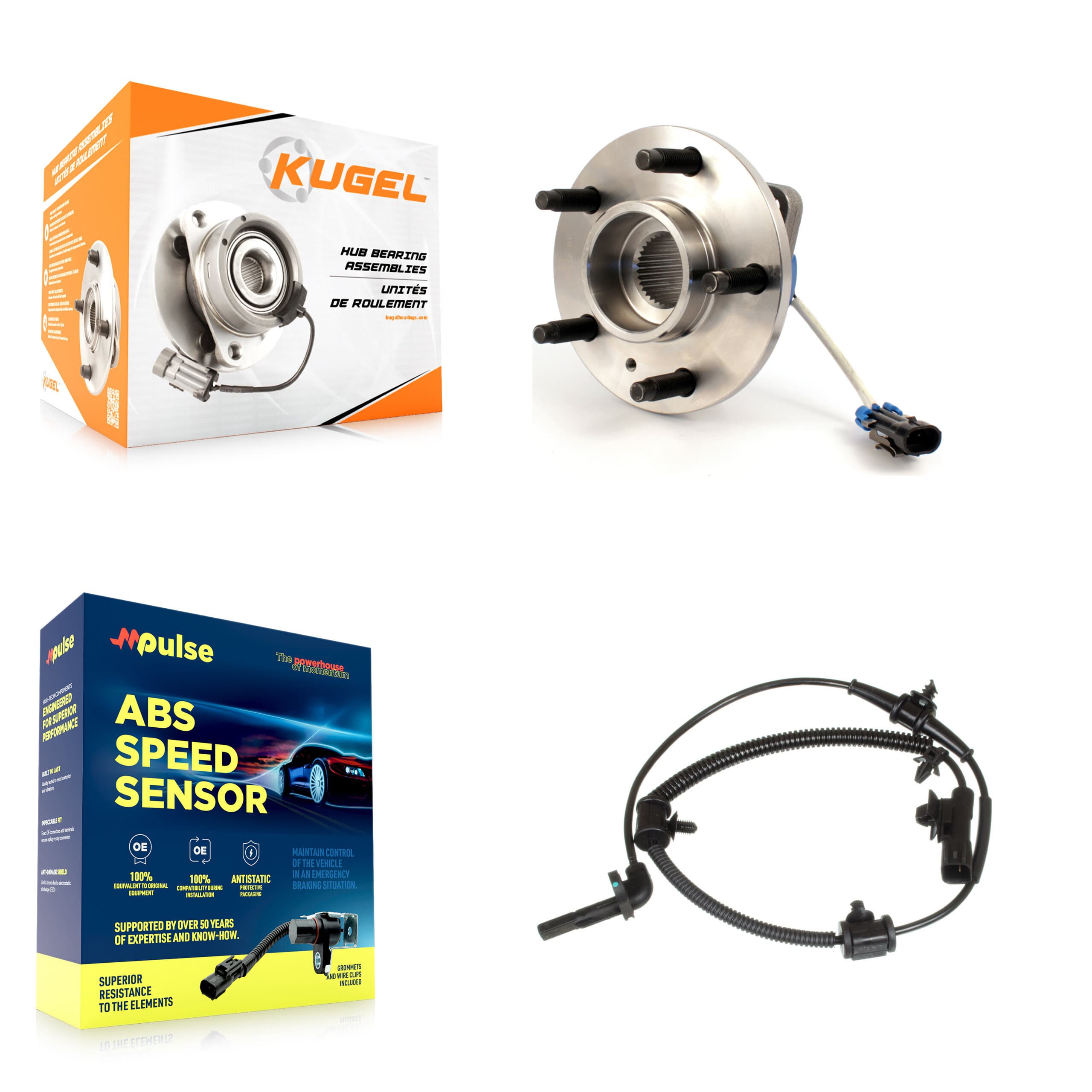 Kugel - K7S-100153 - Front Wheel Bearing and Hub Assembly Kits image 1