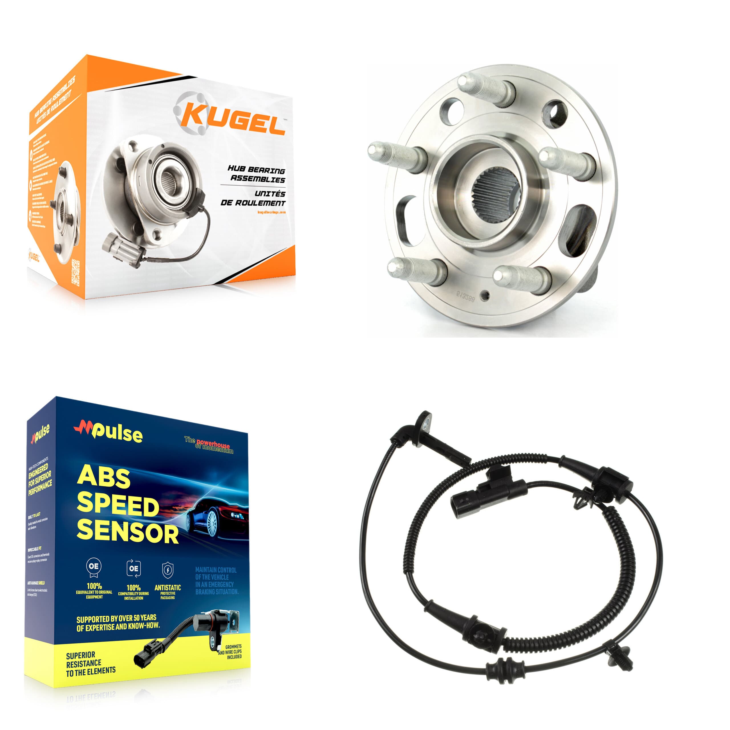 Kugel - K7S-100172 - Front Wheel Bearing and Hub Assembly Kits image 1