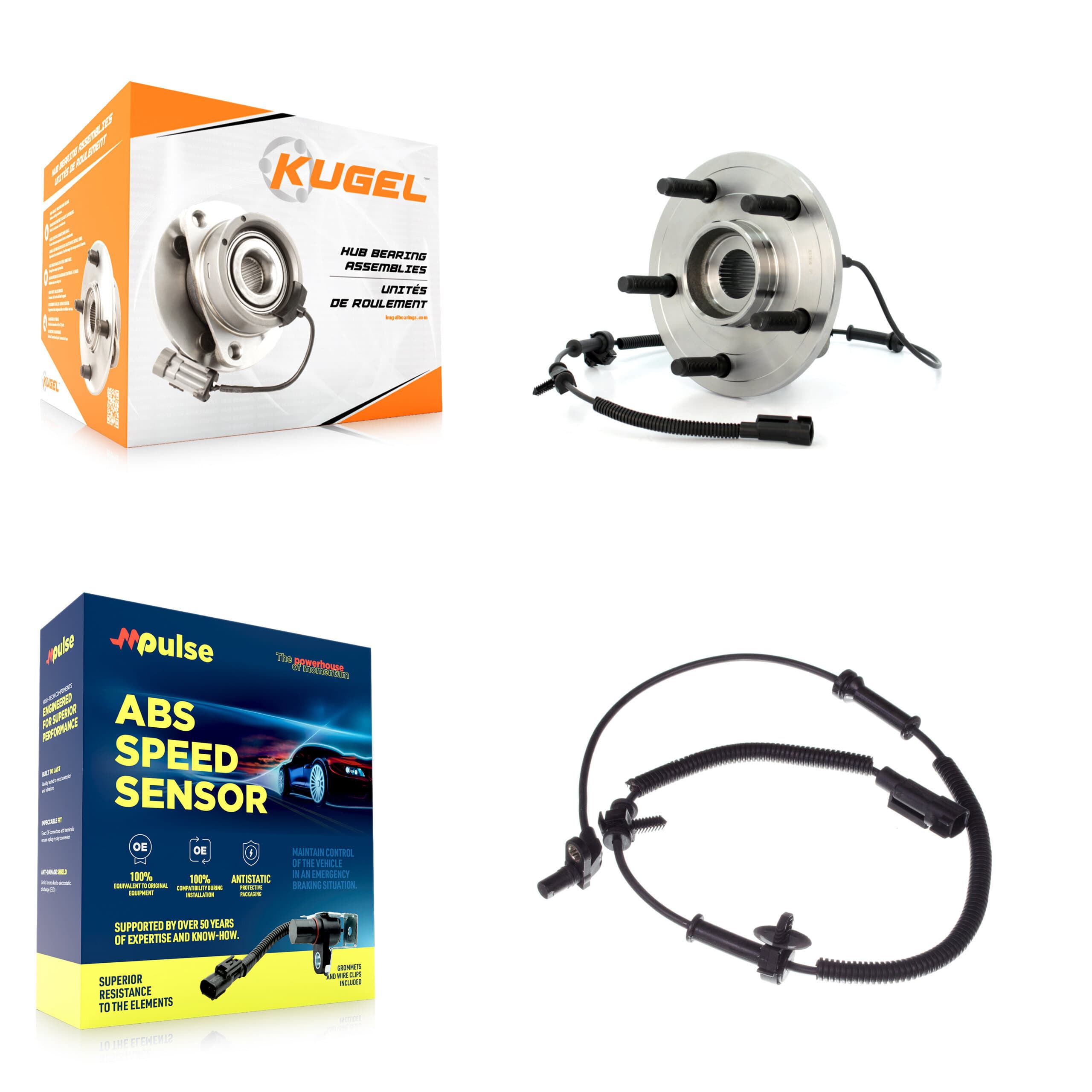 Kugel - K7S-100203 - Front Wheel Bearing and Hub Assembly Kits image 1