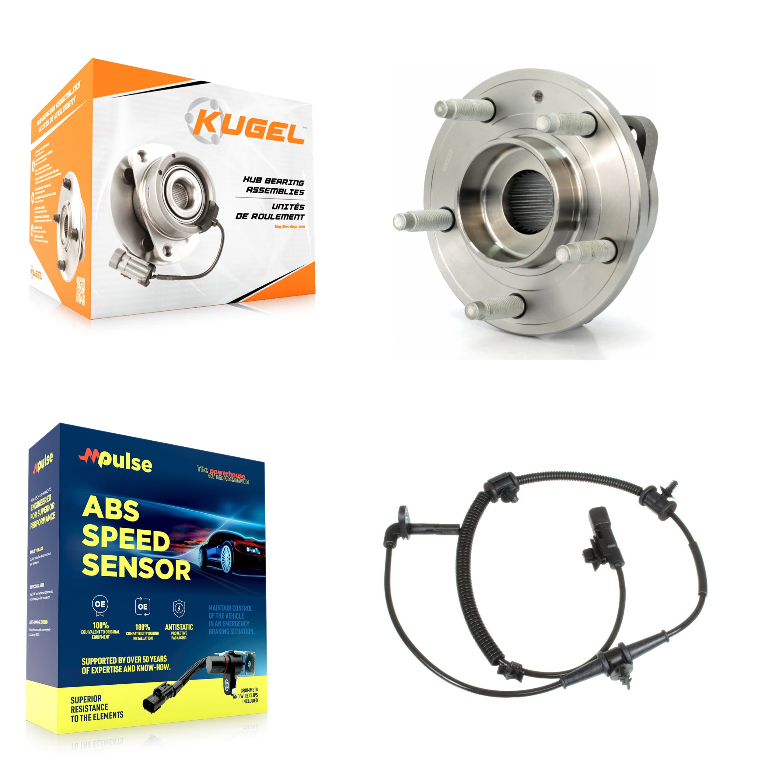 Kugel - K7S-100216 - Front Wheel Bearing and Hub Assembly Kits image 1