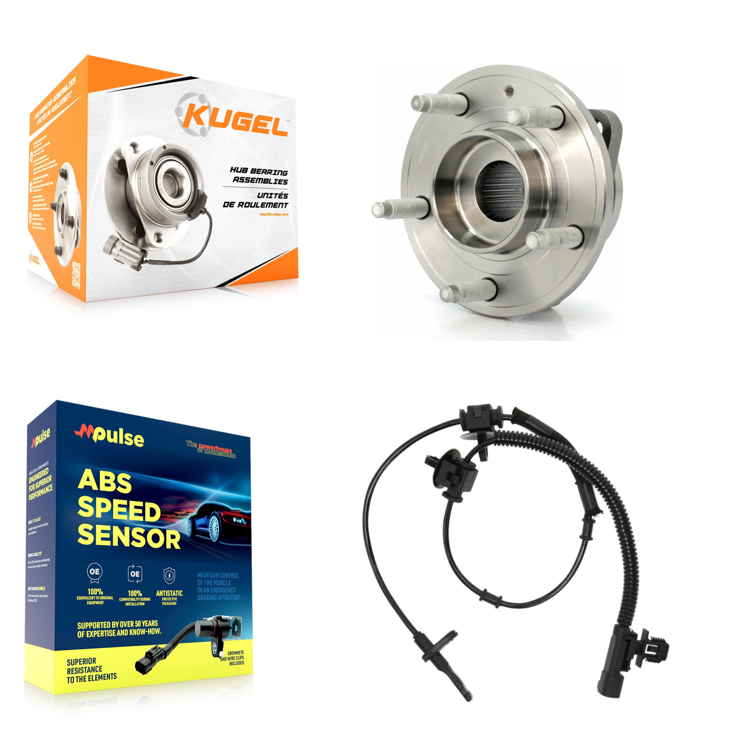 Kugel - K7S-100217 - Front Wheel Bearing and Hub Assembly Kits image 1