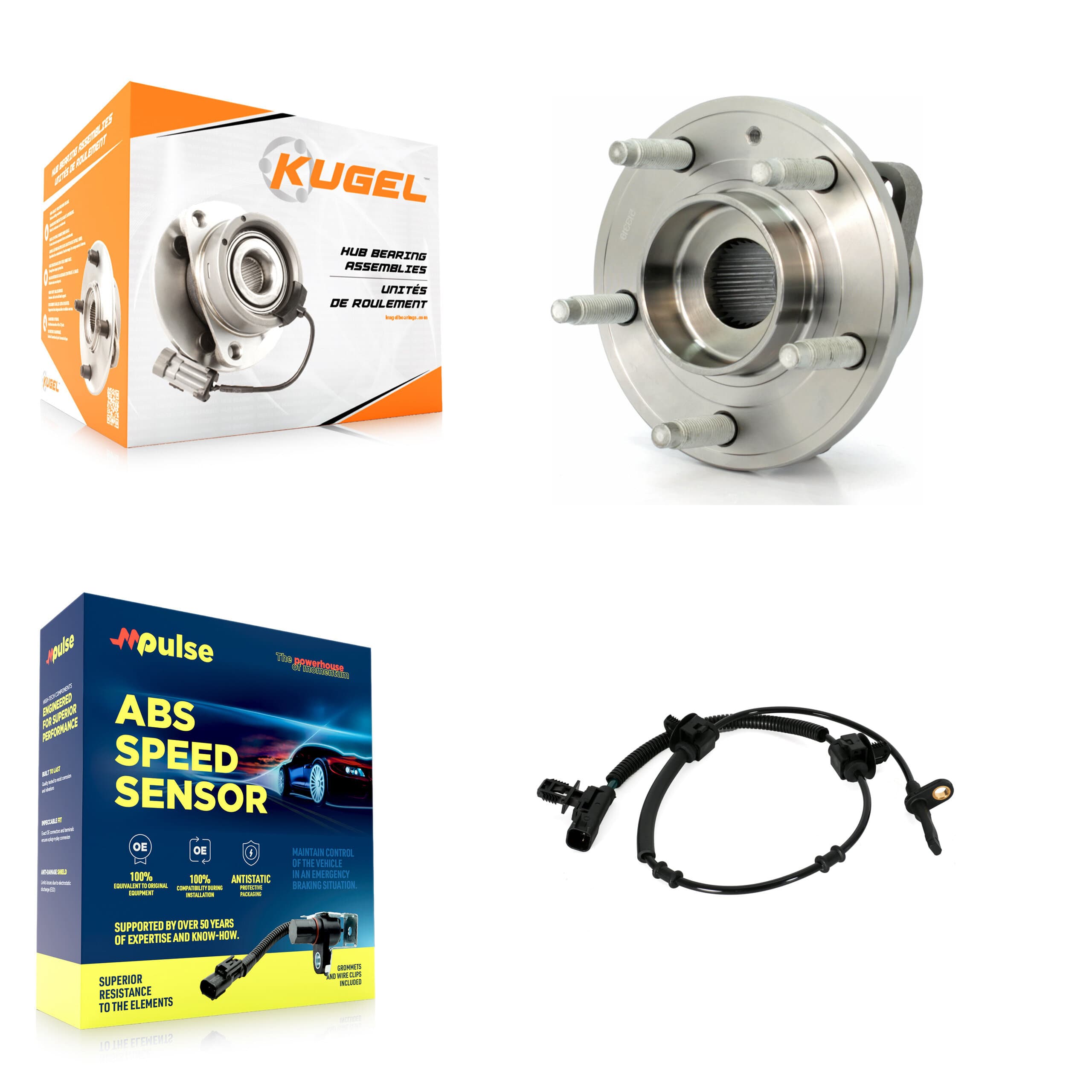 Kugel - K7S-100218 - Front Wheel Bearing and Hub Assembly Kits image 1