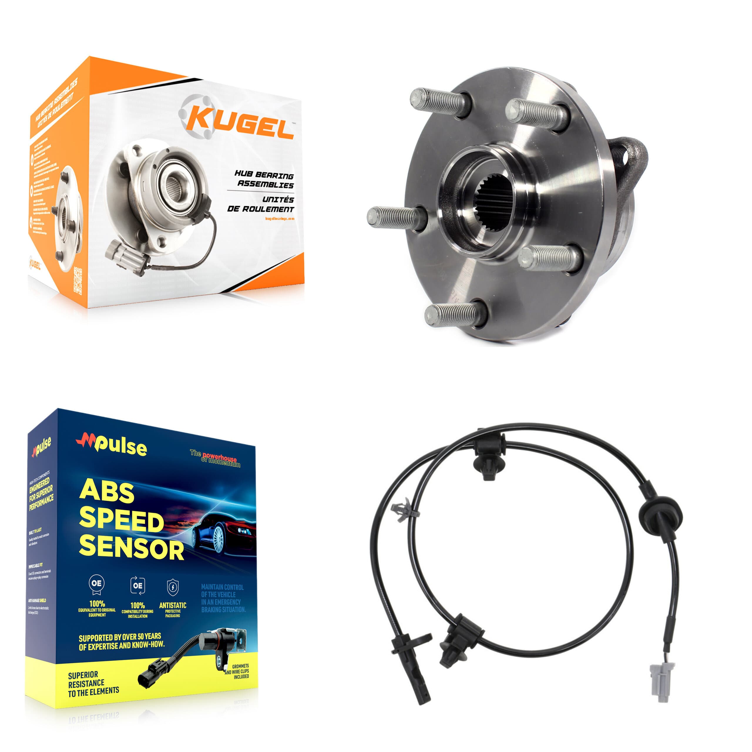 Kugel - K7S-100233 - Front Wheel Bearing and Hub Assembly Kits image 1