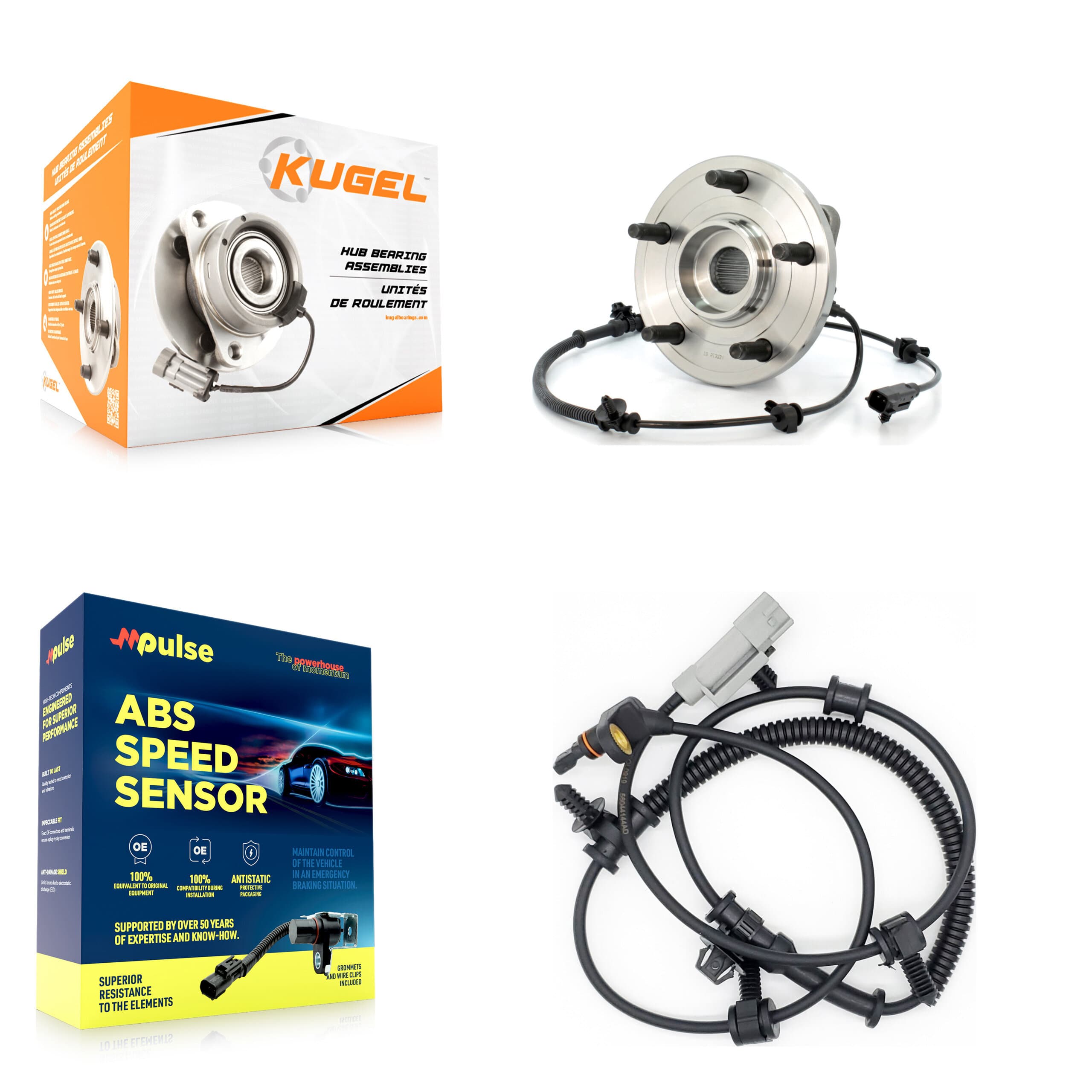 Kugel - K7S-100236 - Front Wheel Bearing and Hub Assembly Kits image 1
