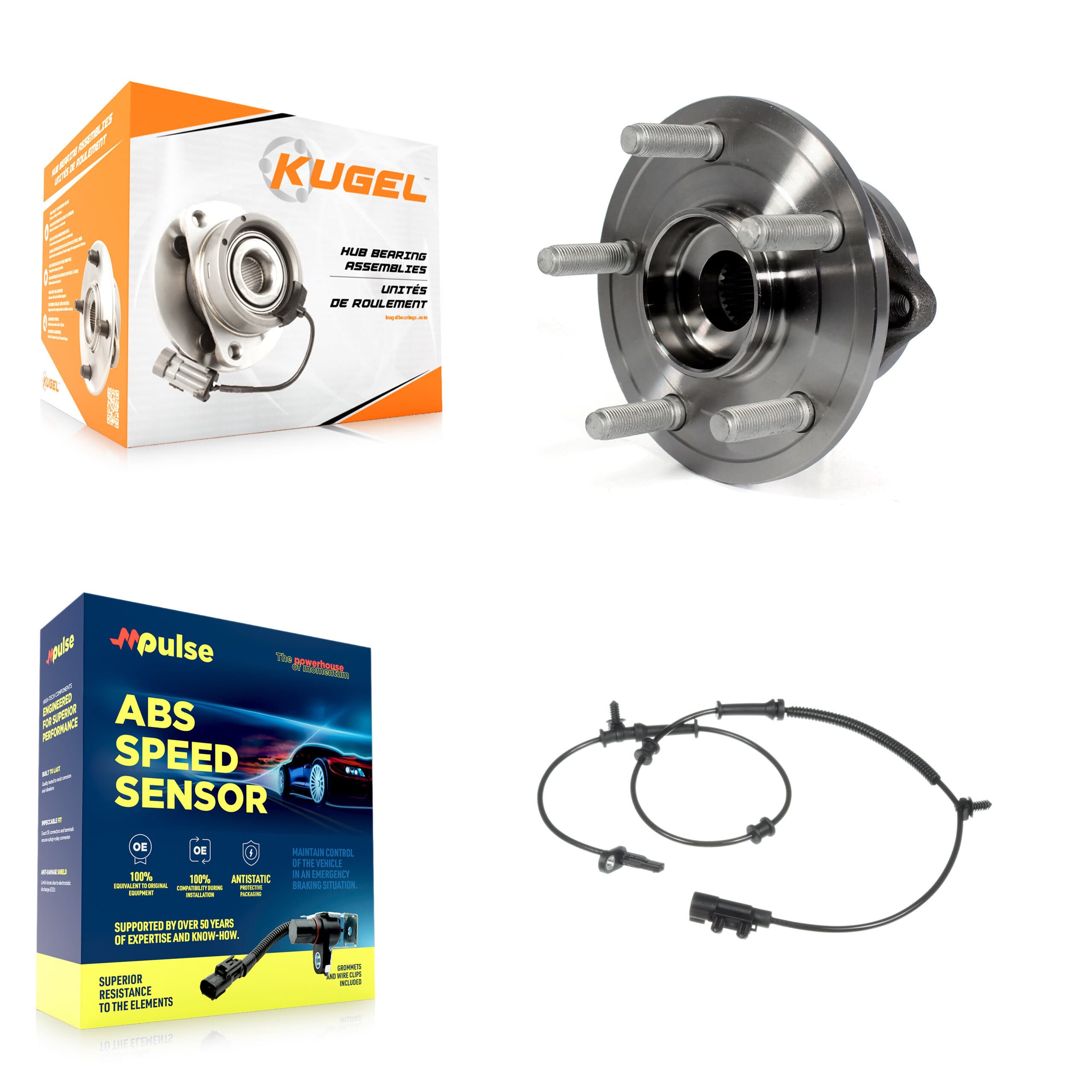 Kugel - K7S-100241 - Front Wheel Bearing and Hub Assembly Kits image 1