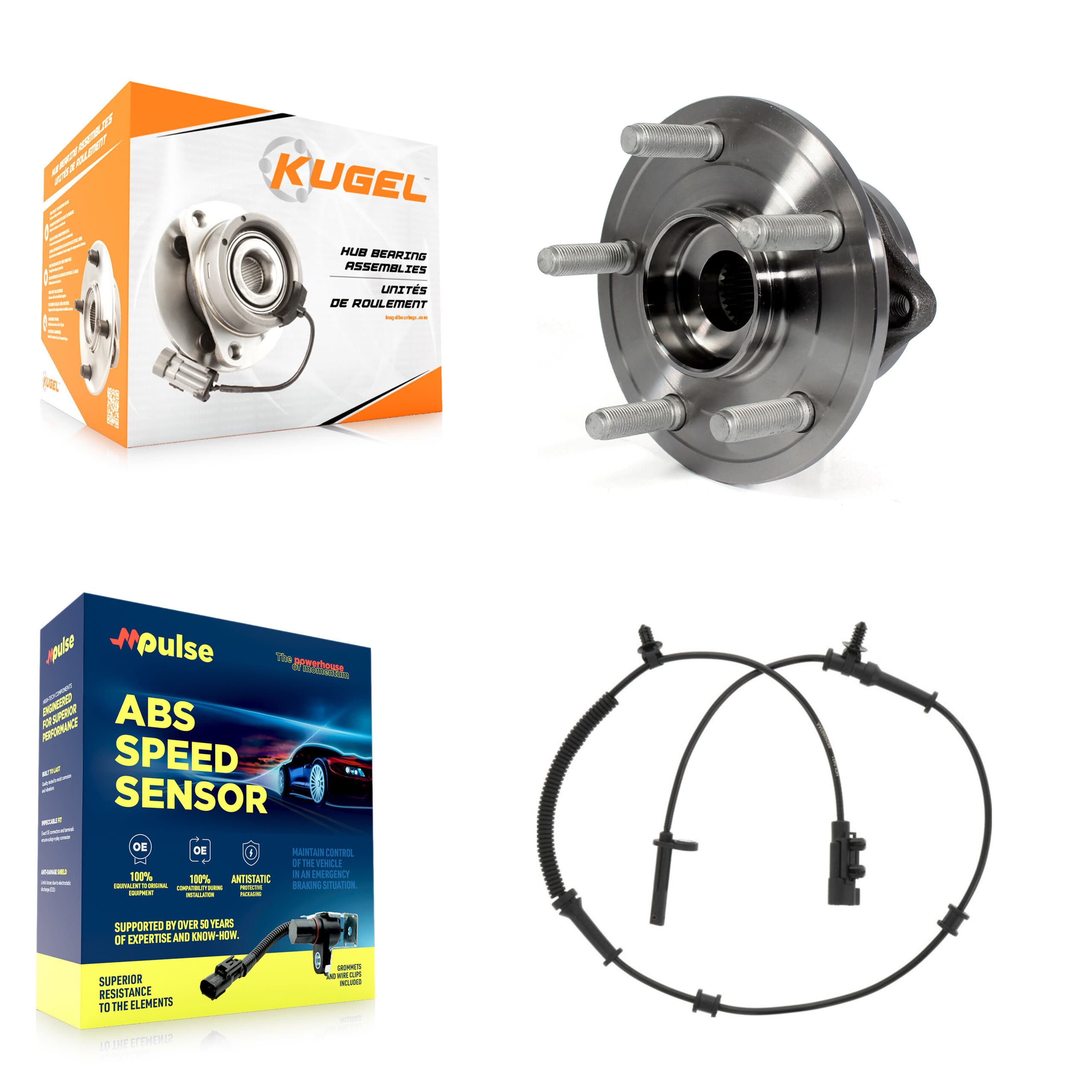 Kugel - K7S-100244 - Front Wheel Bearing and Hub Assembly Kits image 1