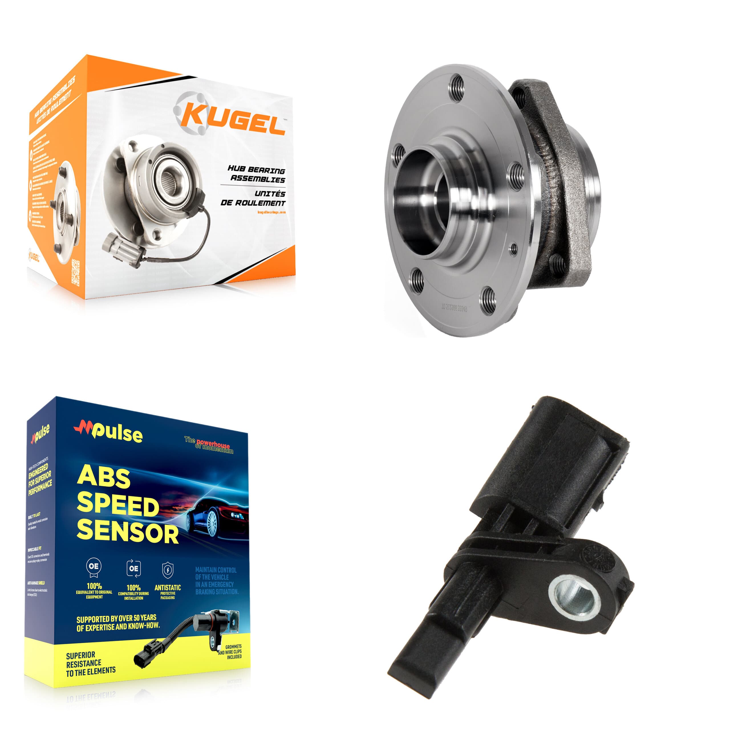 Kugel - K7S-100348 - Rear Wheel Bearing and Hub Assembly Kits image 1