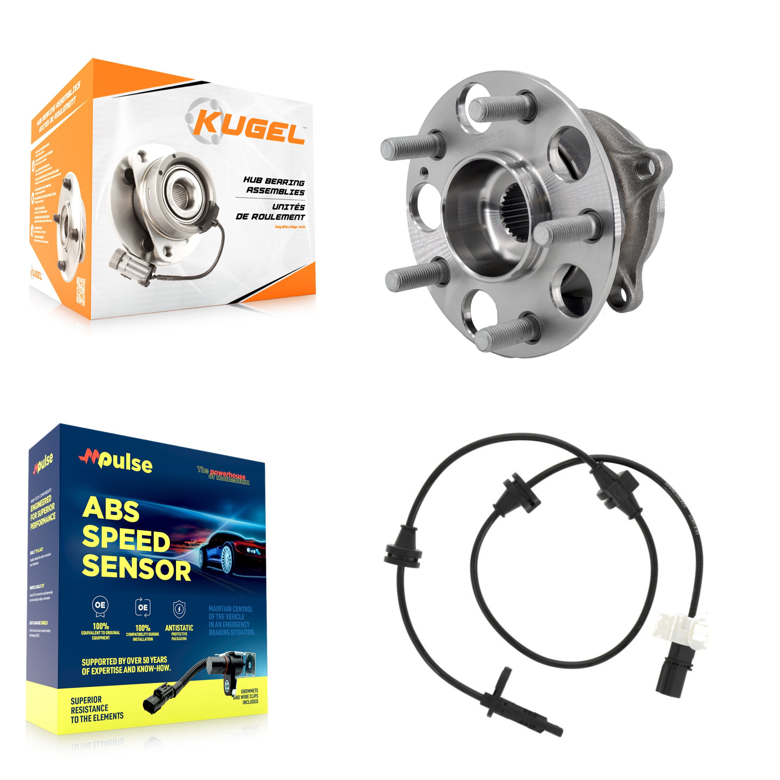 Kugel - K7S-100356 - Rear Wheel Bearing and Hub Assembly Kits image 1