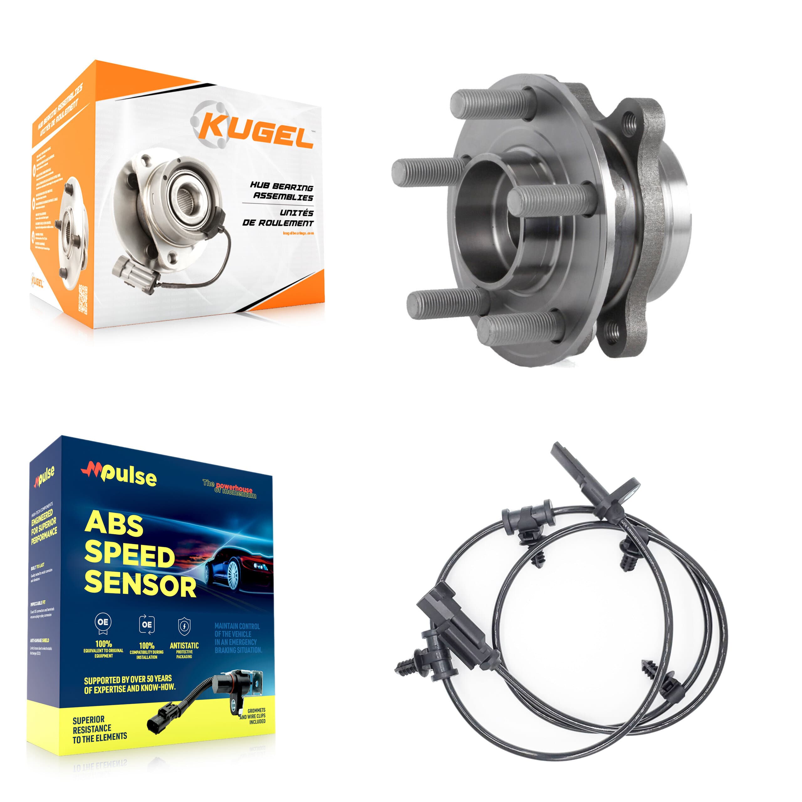 Kugel - K7S-100359 - Rear Wheel Bearing and Hub Assembly Kits image 1