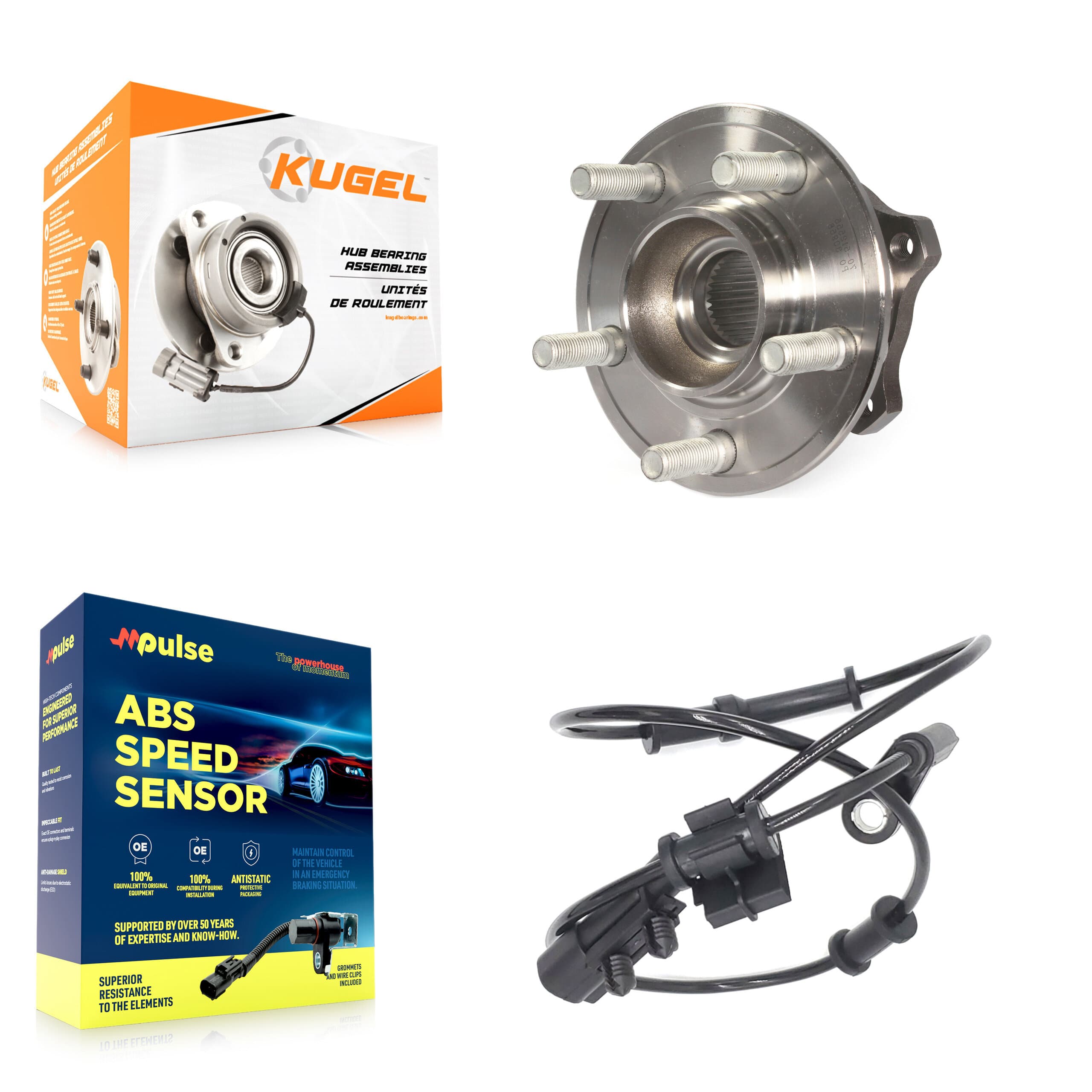 Kugel - K7S-100367 - Rear Wheel Bearing and Hub Assembly Kits image 1