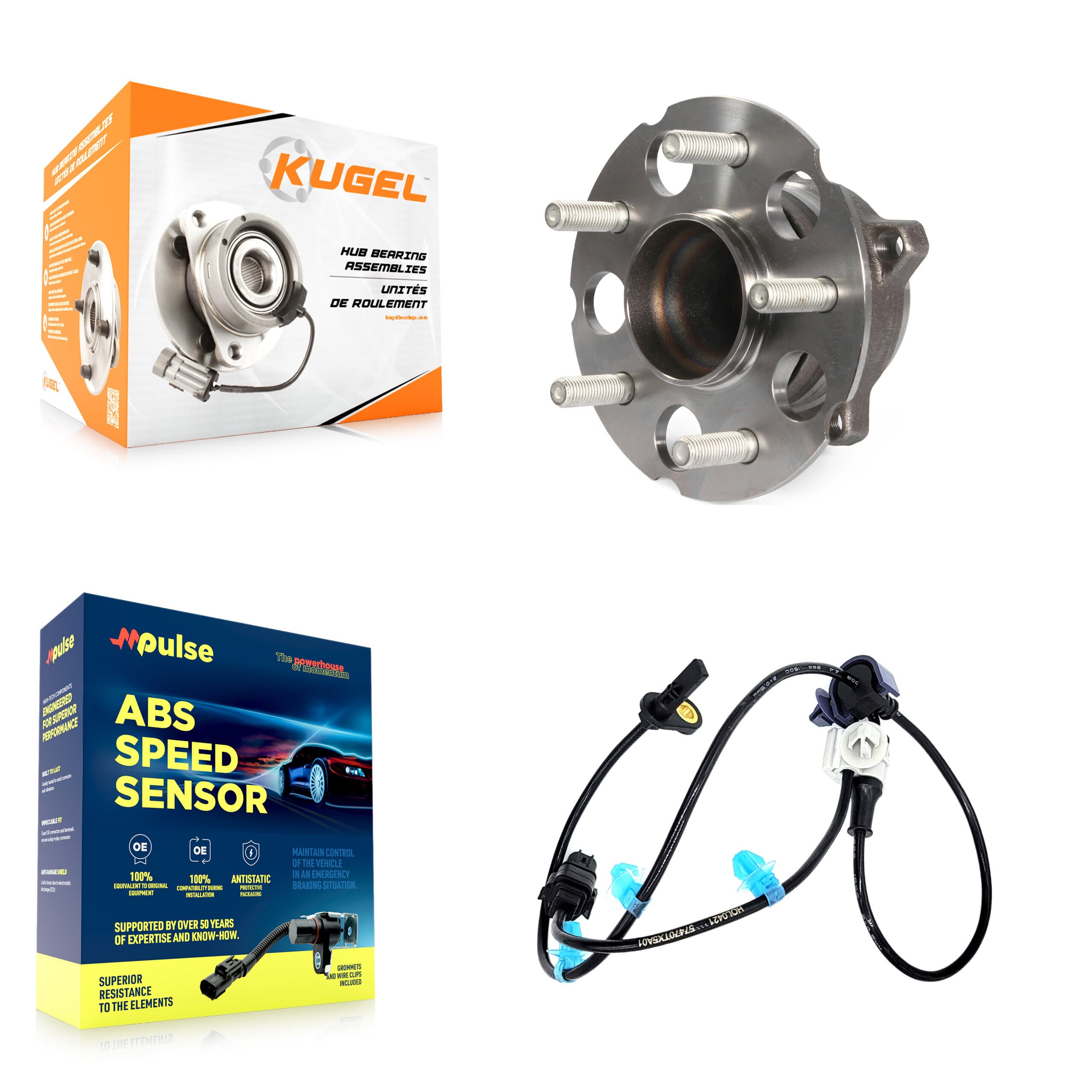 Kugel - K7S-100397 - Rear Wheel Bearing and Hub Assembly Kits image 1