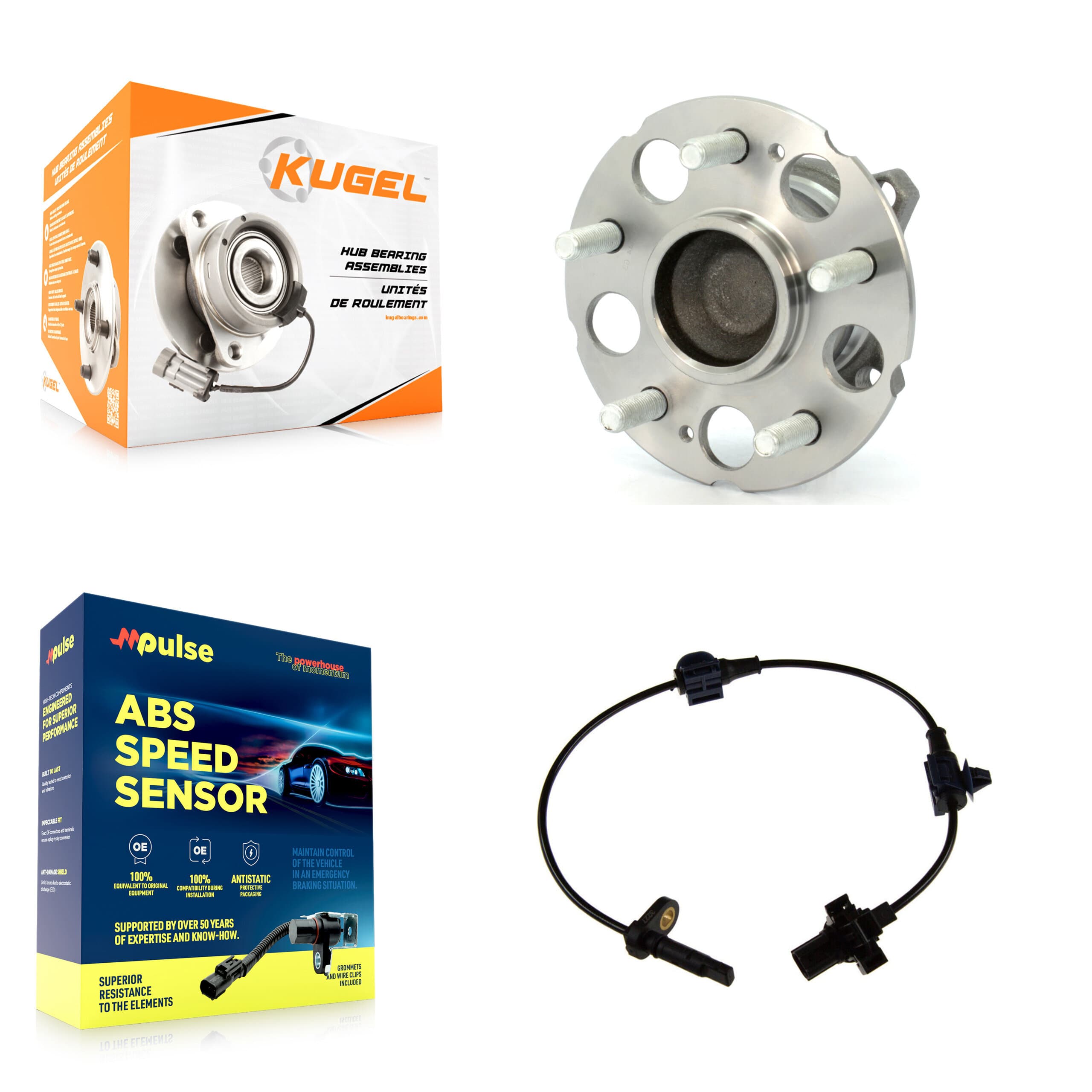 Kugel - K7S-100400 - Rear Wheel Bearing and Hub Assembly Kits image 1