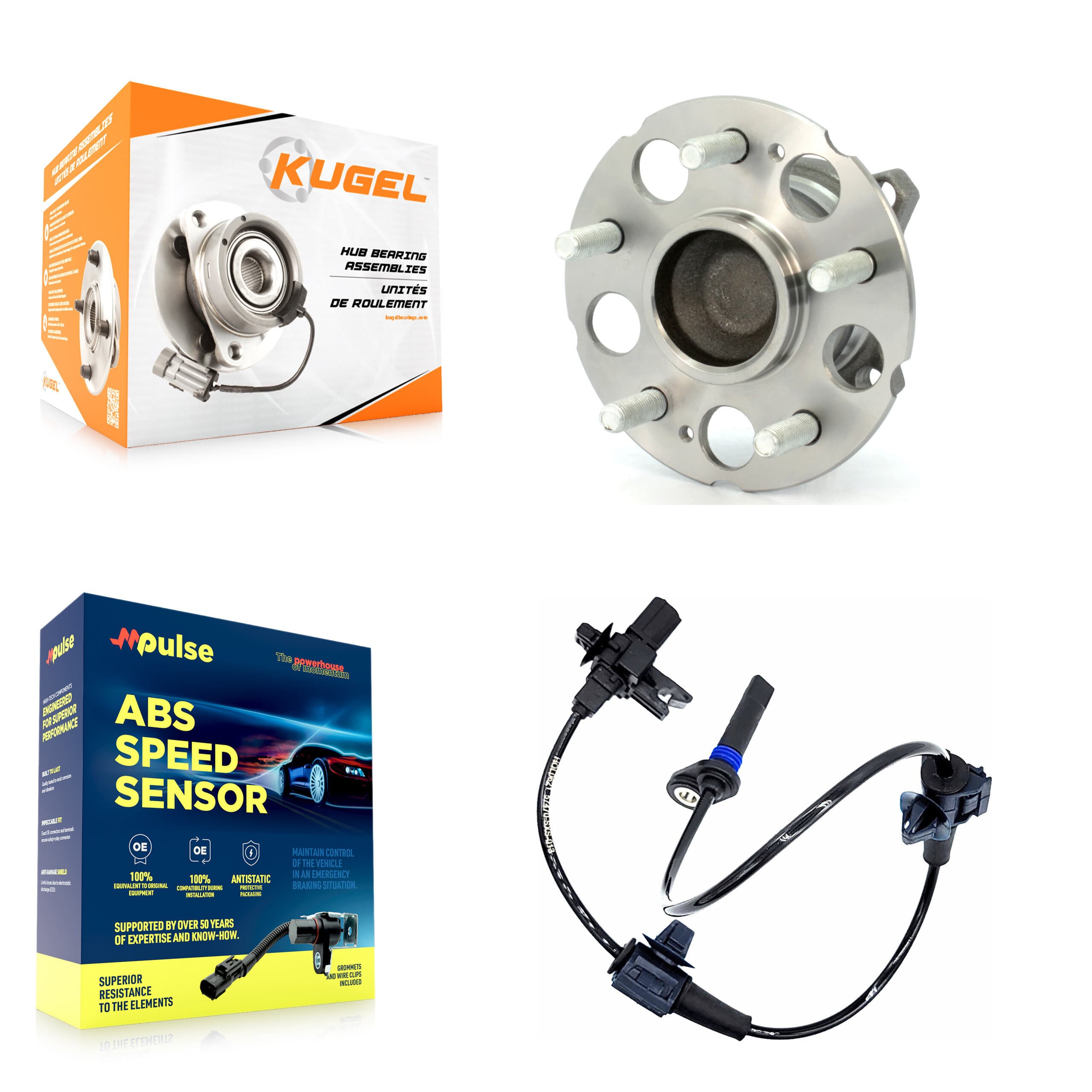 Kugel - K7S-100401 - Rear Wheel Bearing and Hub Assembly Kits image 1