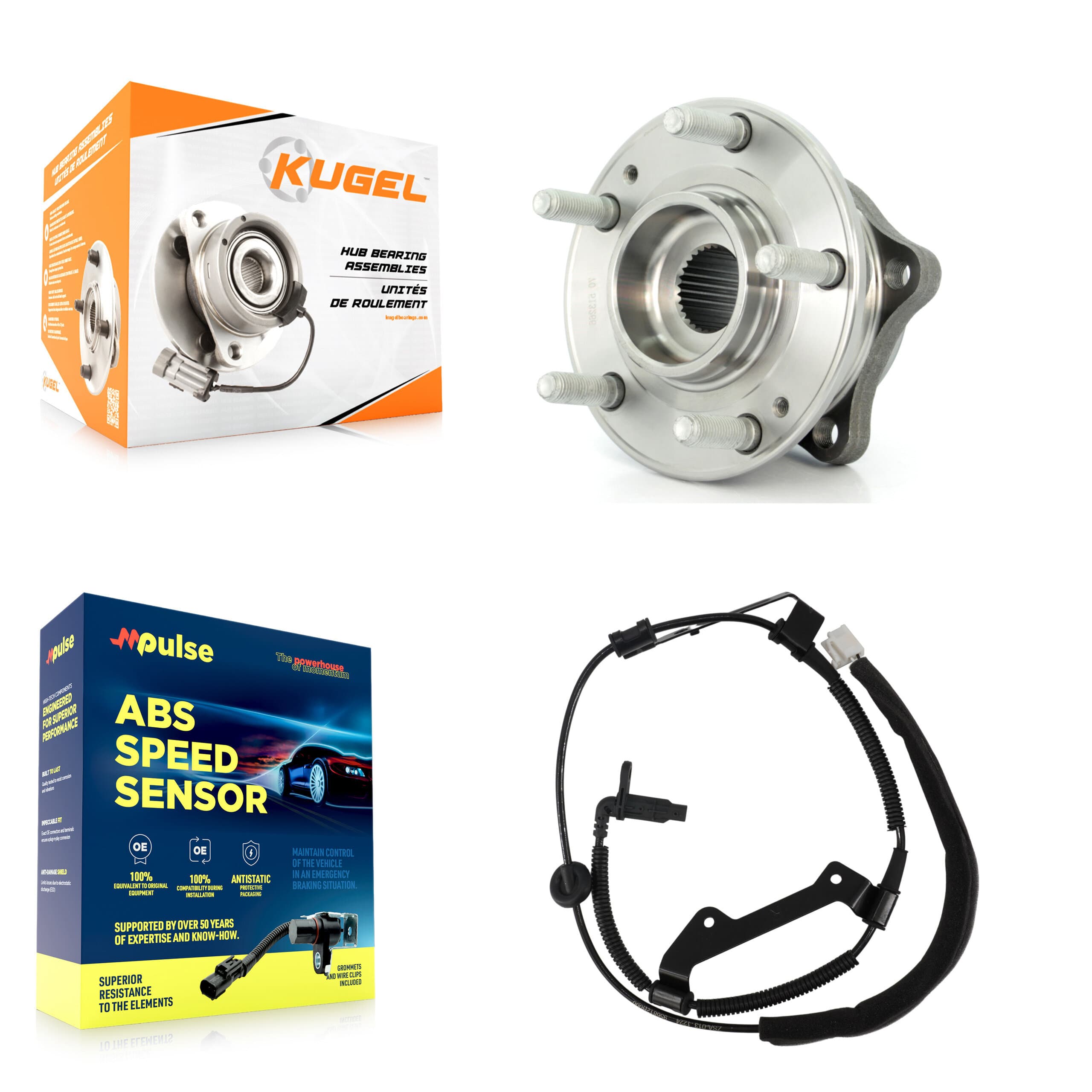 Kugel - K7S-100445 - Rear Wheel Bearing and Hub Assembly Kits image 1