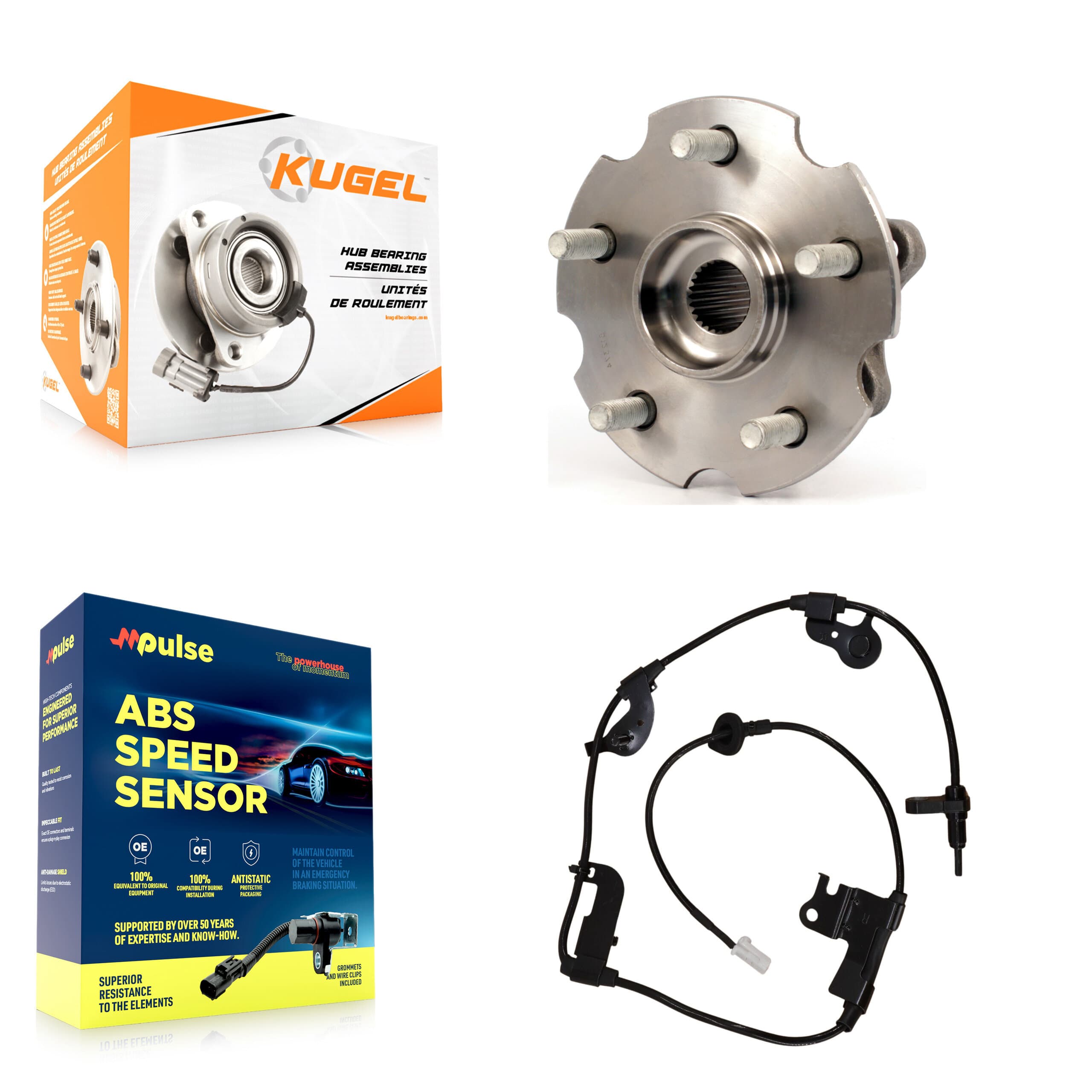 Kugel - K7S-100448 - Rear Wheel Bearing and Hub Assembly Kits image 1