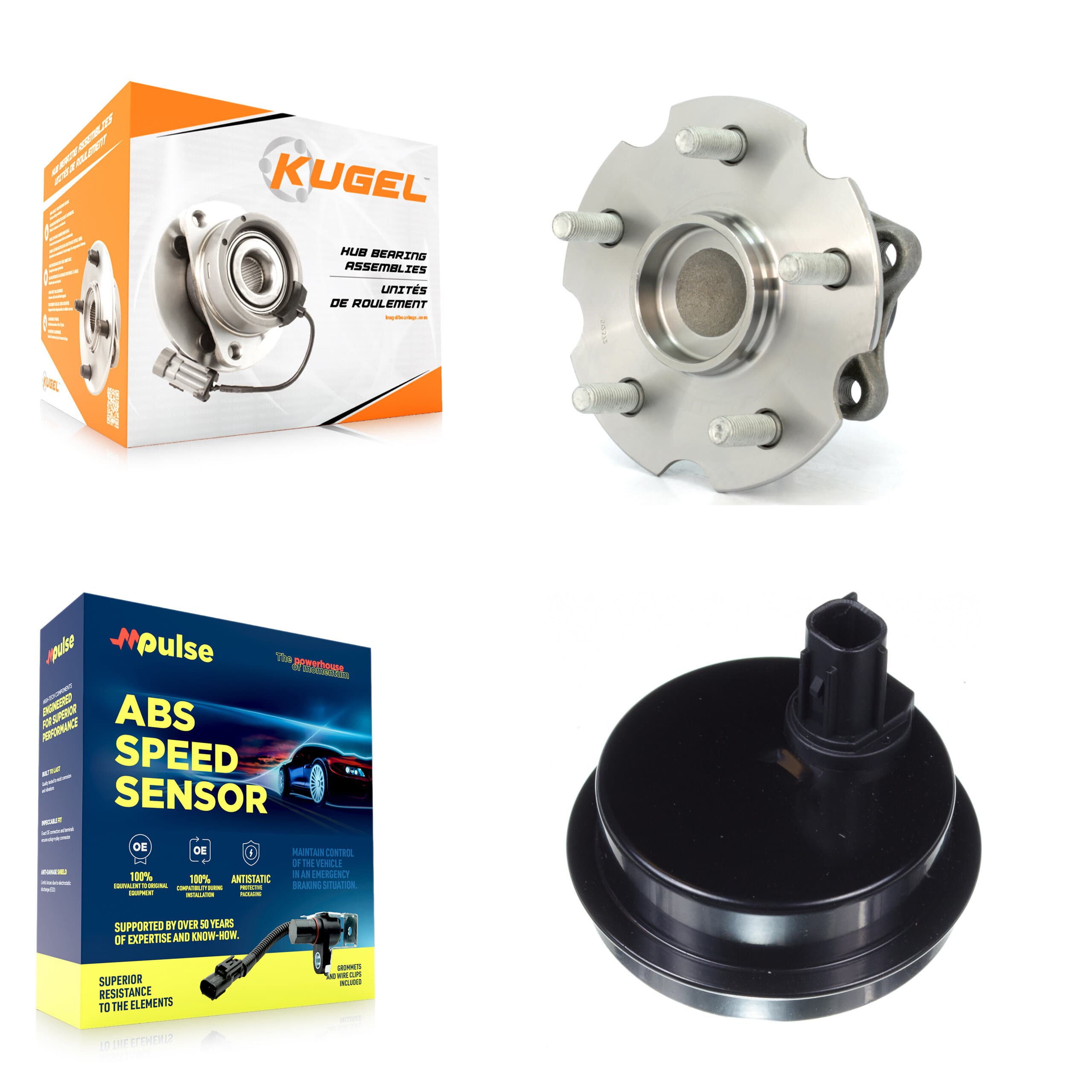 Kugel - K7S-100451 - Rear Wheel Bearing and Hub Assembly Kits image 1