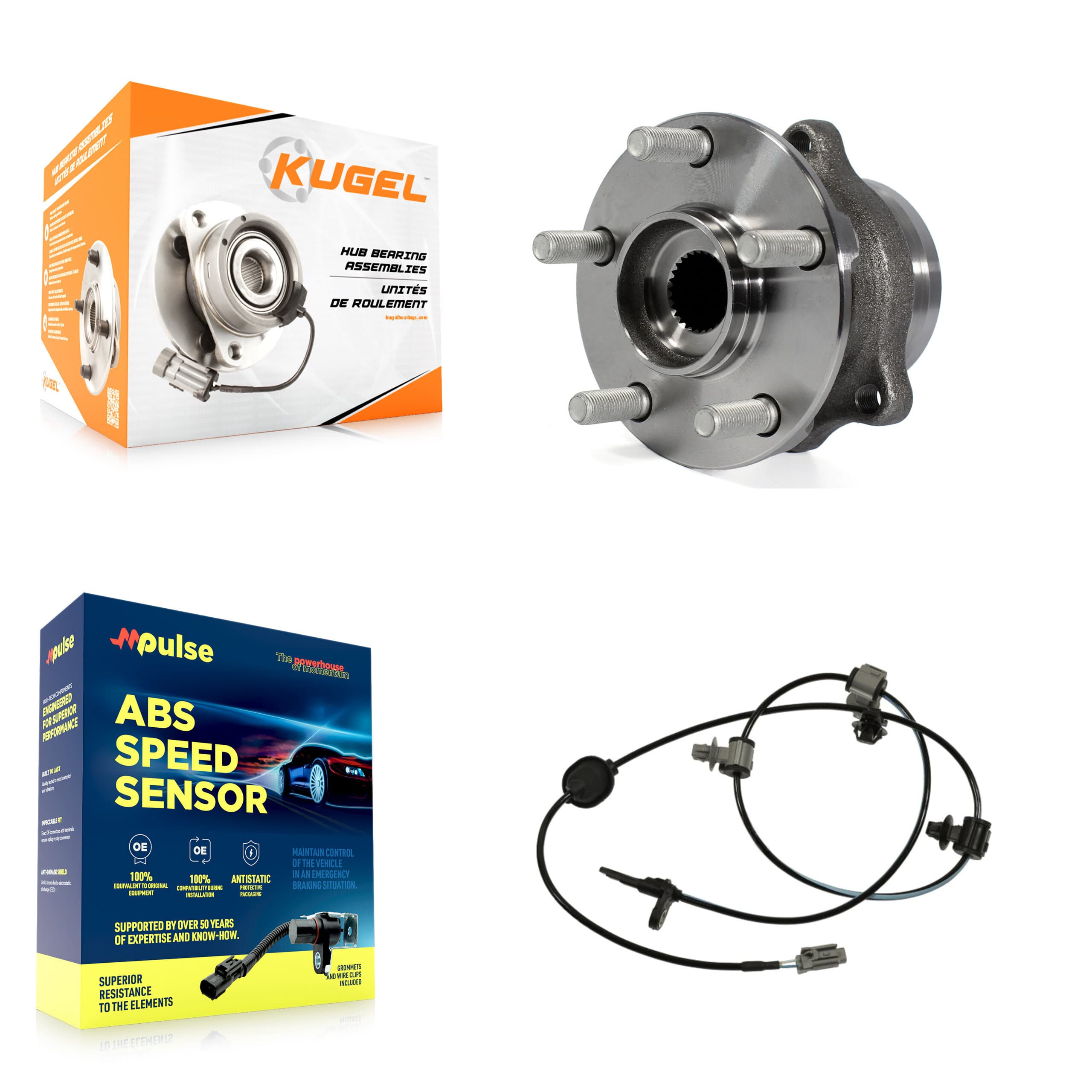 Kugel - K7S-100457 - Rear Wheel Bearing and Hub Assembly Kits image 1
