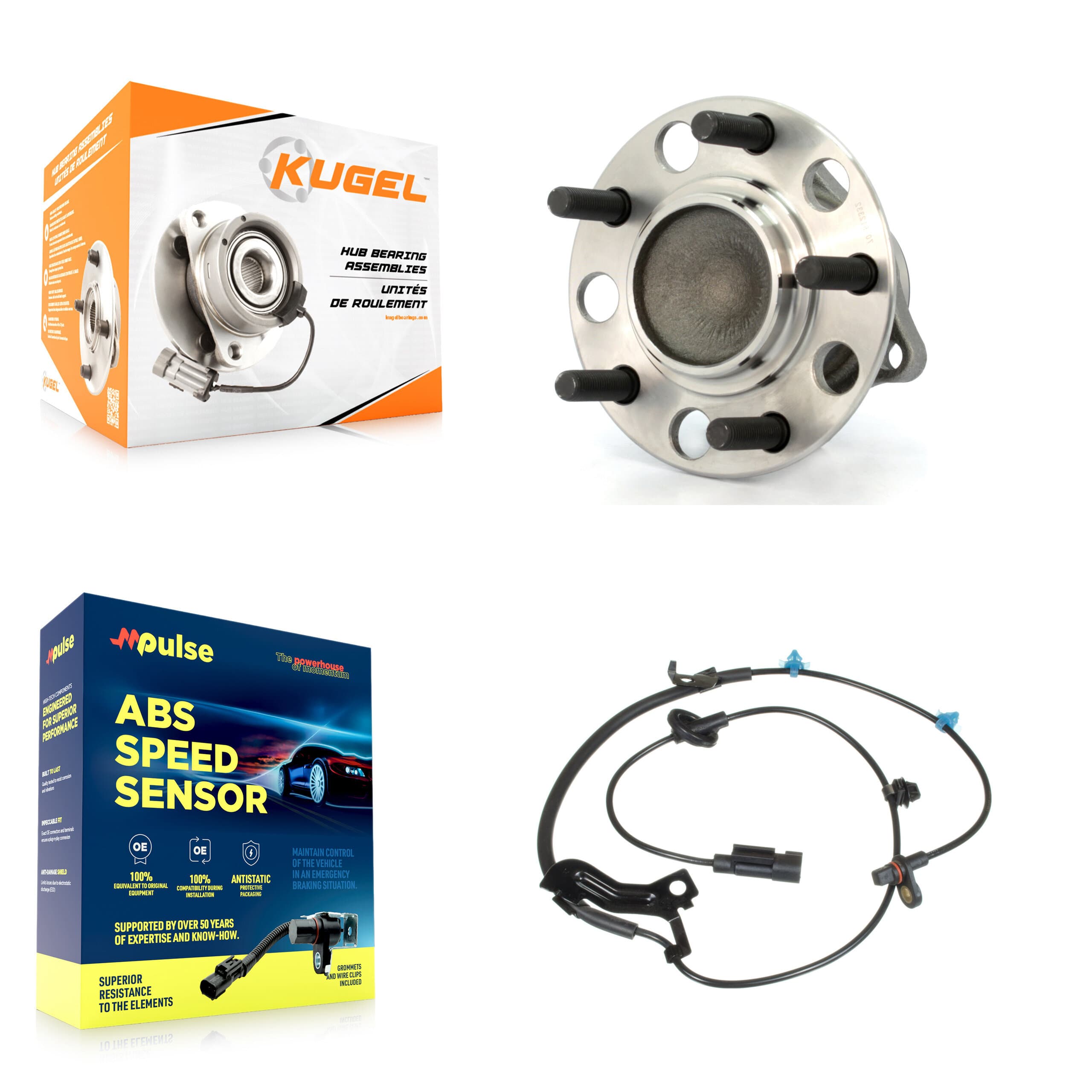 Kugel - K7S-100459 - Rear Wheel Bearing and Hub Assembly Kits image 1