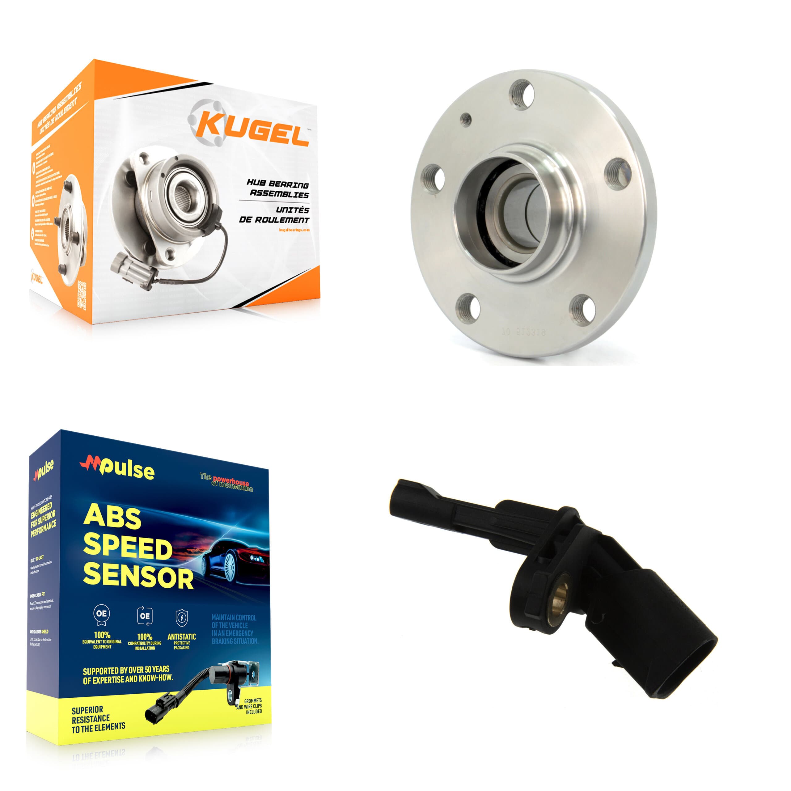Kugel - K7S-100460 - Rear Wheel Bearing and Hub Assembly Kits image 1