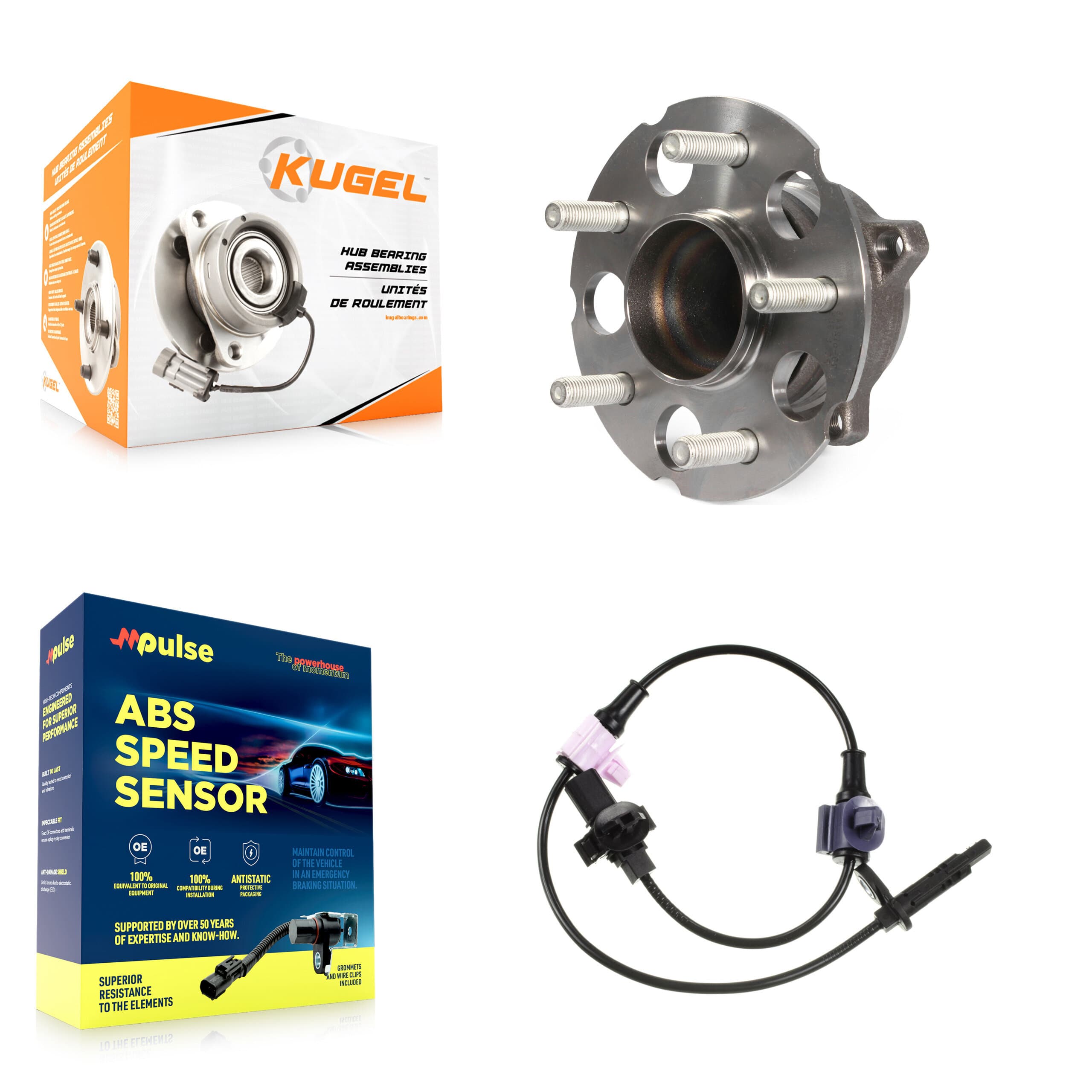 Kugel - K7S-100478 - Rear Wheel Bearing and Hub Assembly Kits image 1