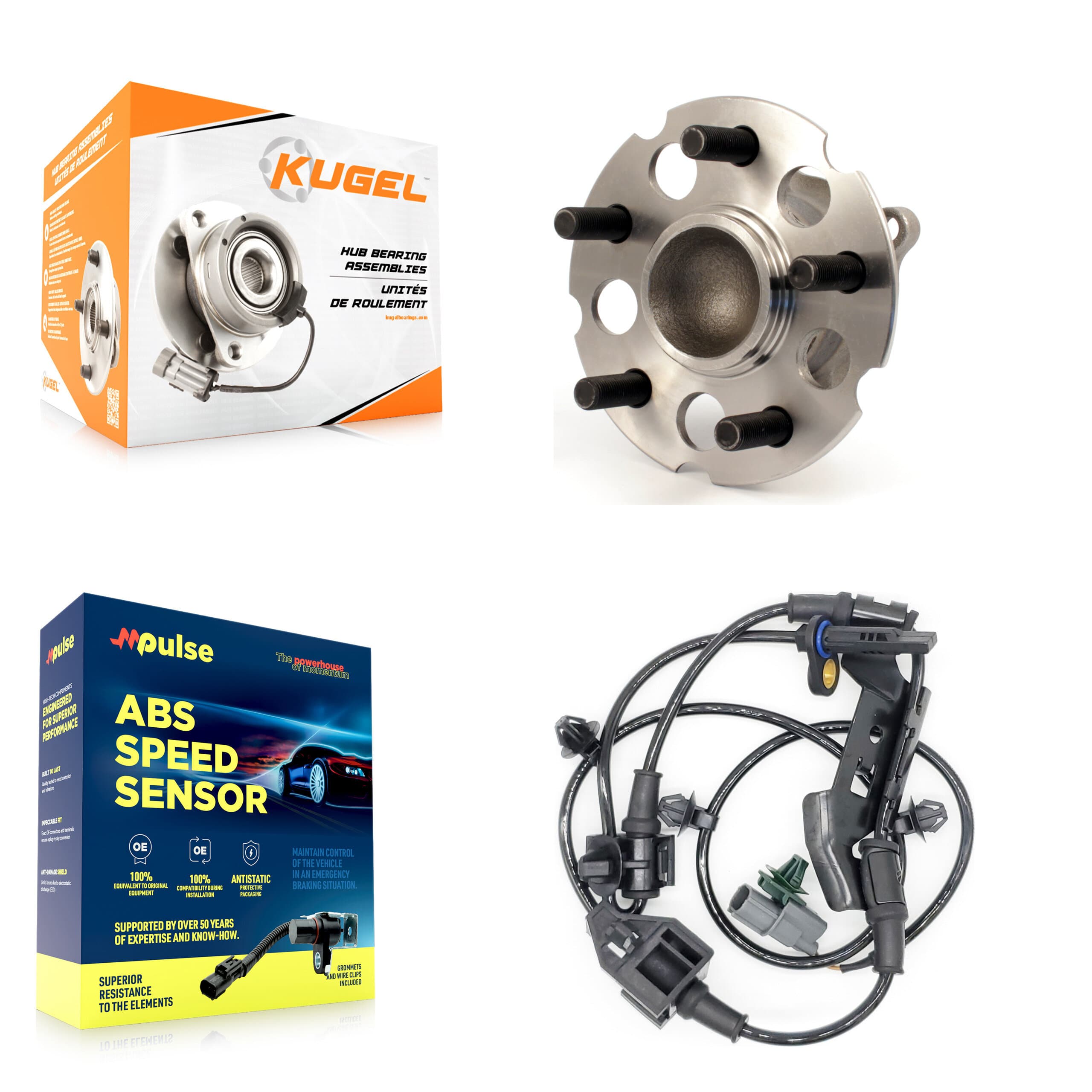 Kugel - K7S-100504 - Rear Wheel Bearing and Hub Assembly Kits image 1