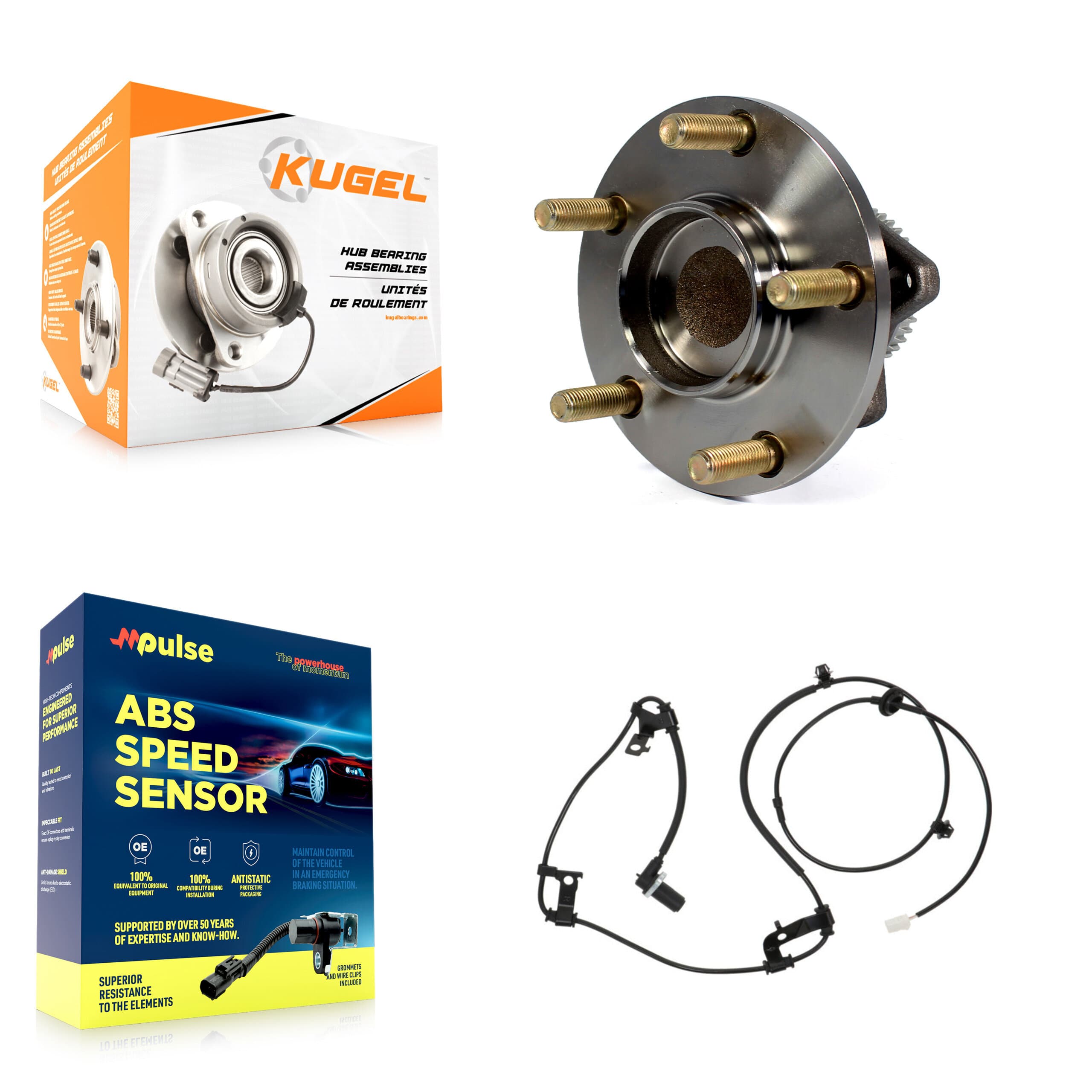 Kugel - K7S-100509 - Rear Wheel Bearing and Hub Assembly Kits image 1