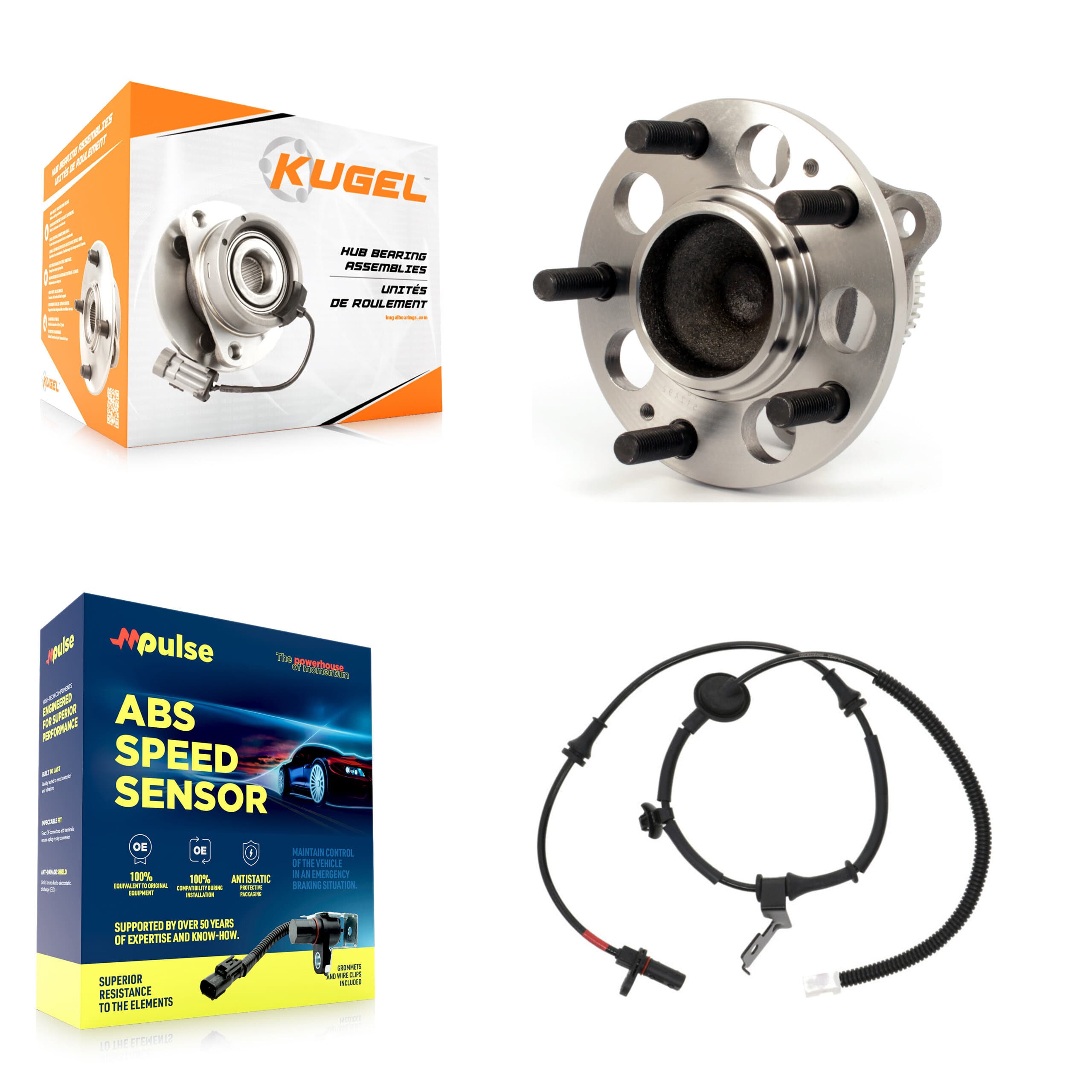 Kugel - K7S-100513 - Rear Wheel Bearing and Hub Assembly Kits image 1