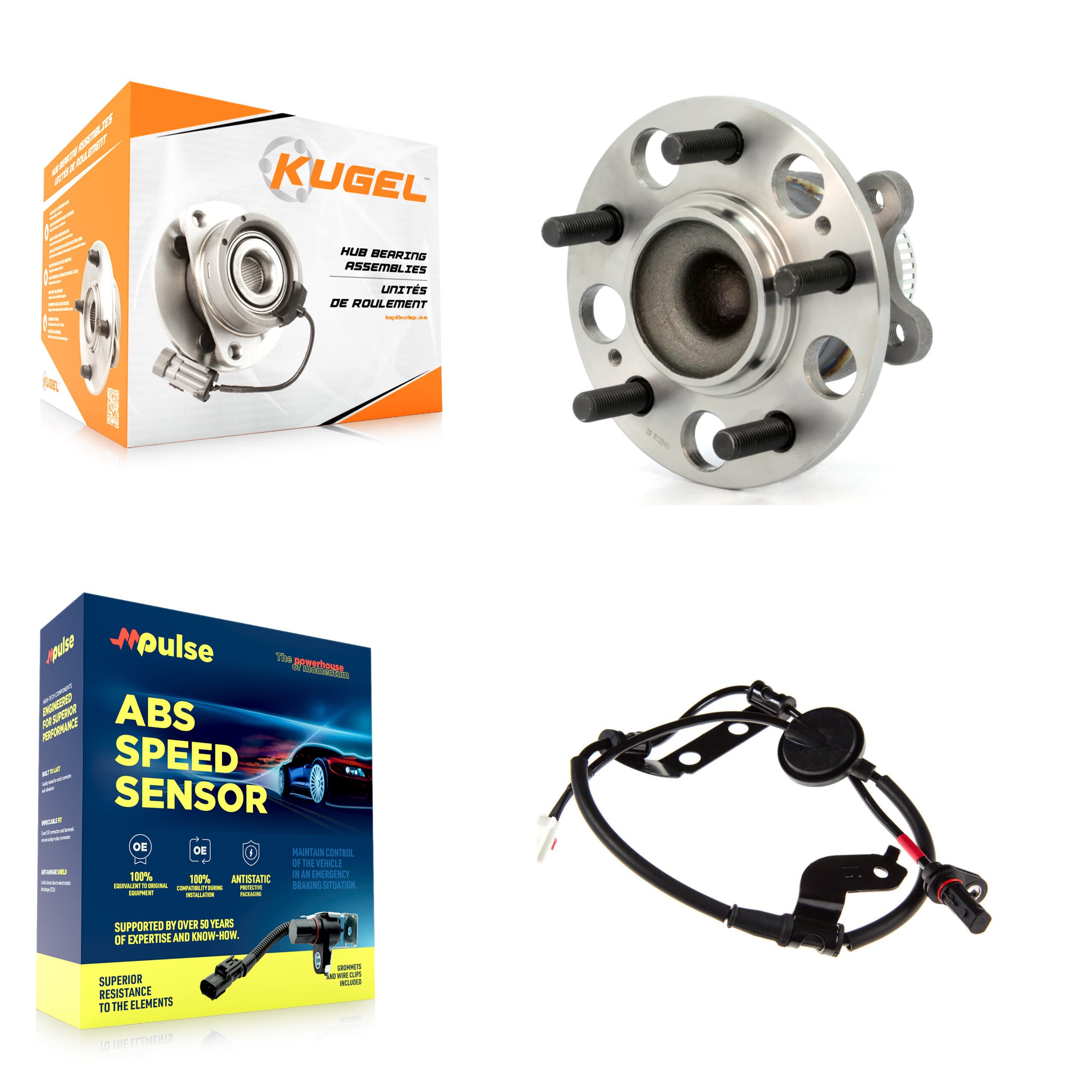 Kugel - K7S-100514 - Rear Wheel Bearing and Hub Assembly Kits image 1