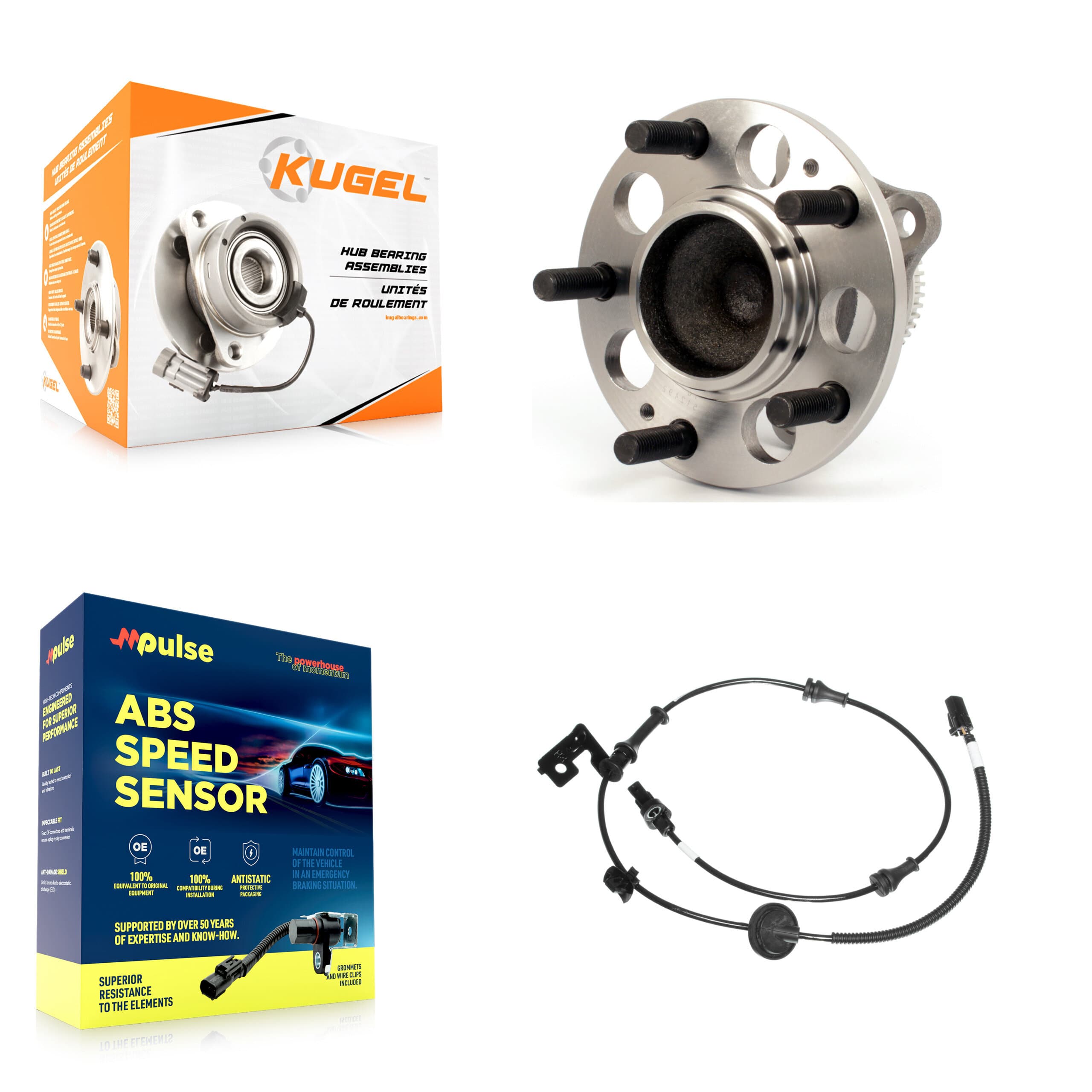 Kugel - K7S-100516 - Rear Wheel Bearing and Hub Assembly Kits image 1