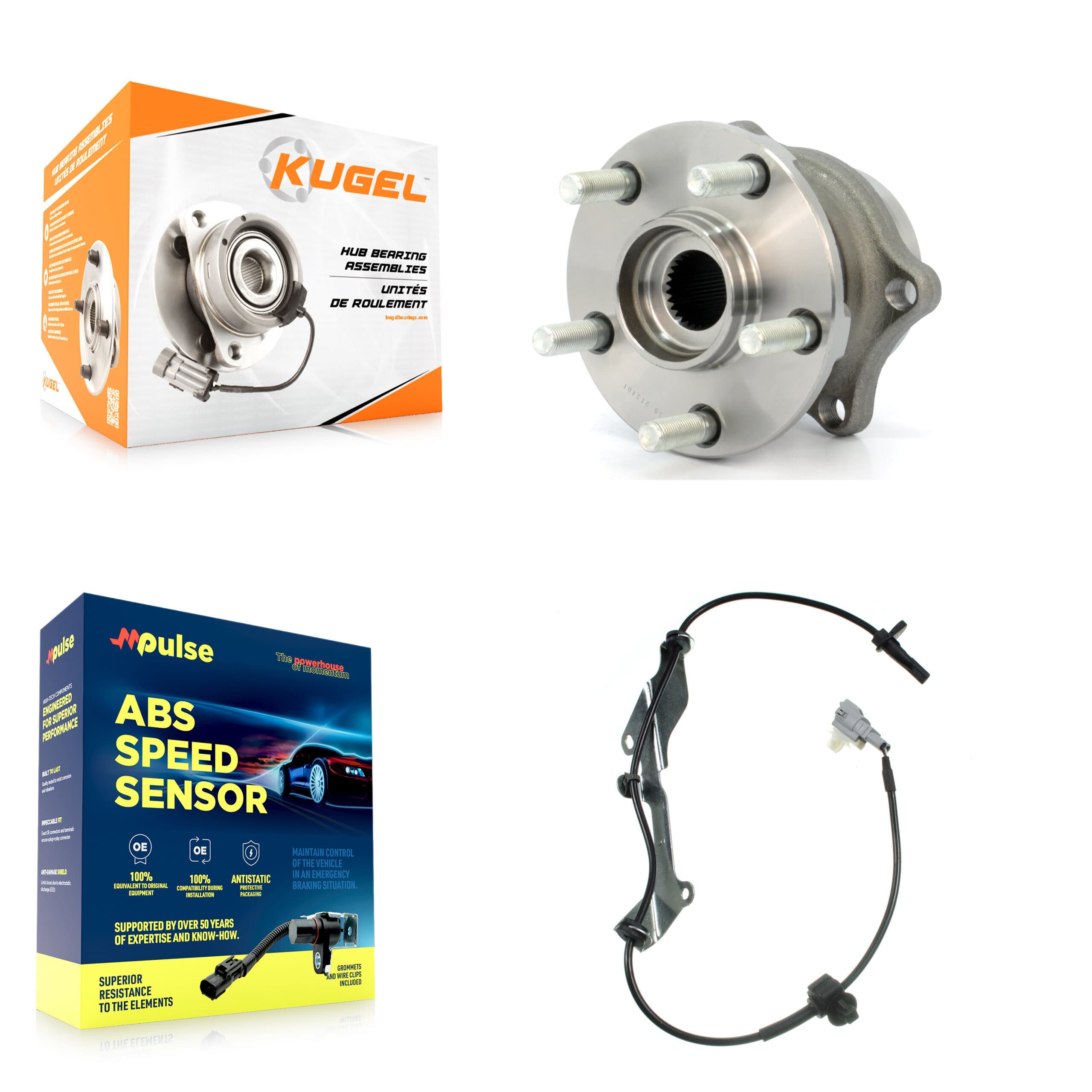Kugel - K7S-100524 - Rear Wheel Bearing and Hub Assembly Kits image 1