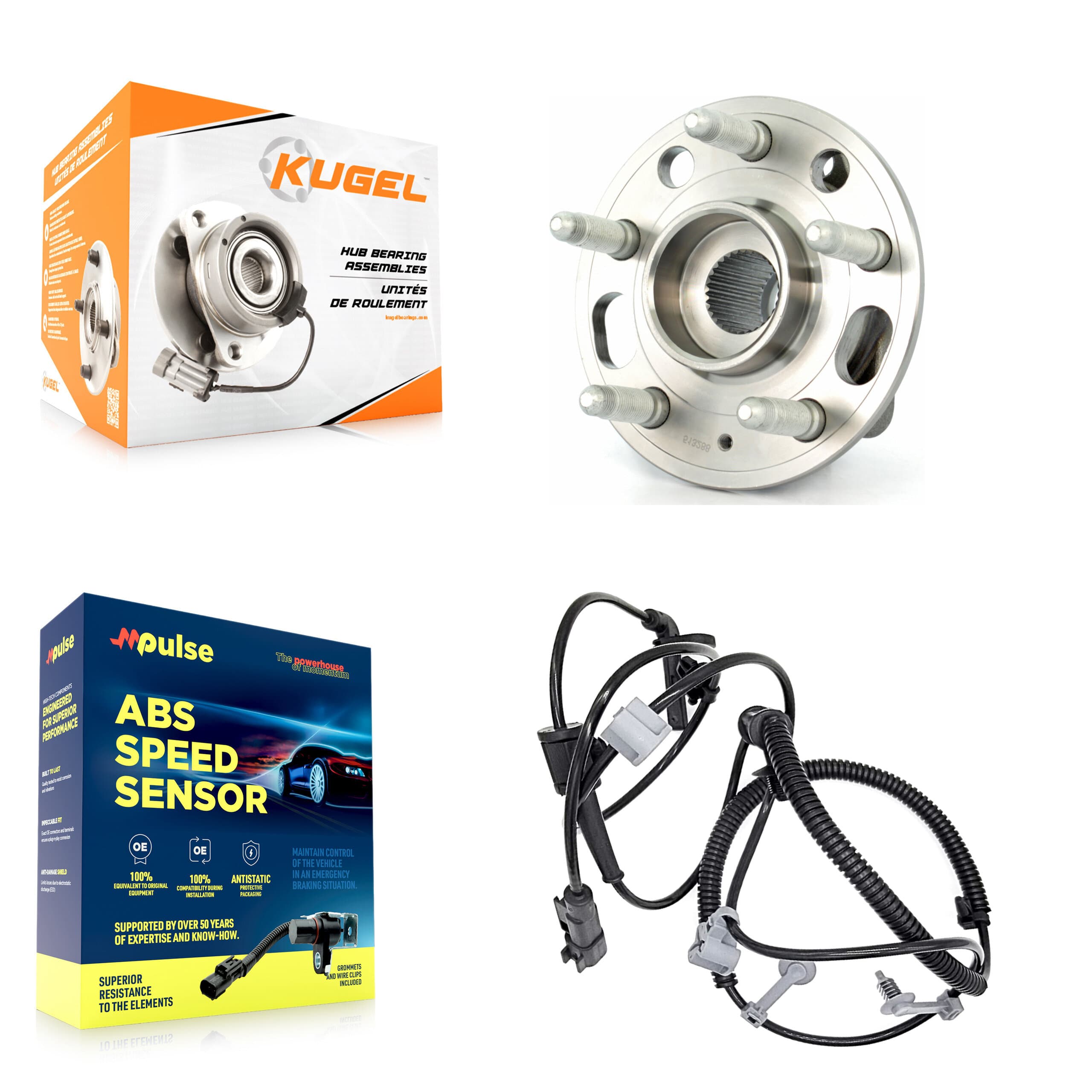 Kugel - K7S-100529 - Rear Wheel Bearing and Hub Assembly Kits image 1