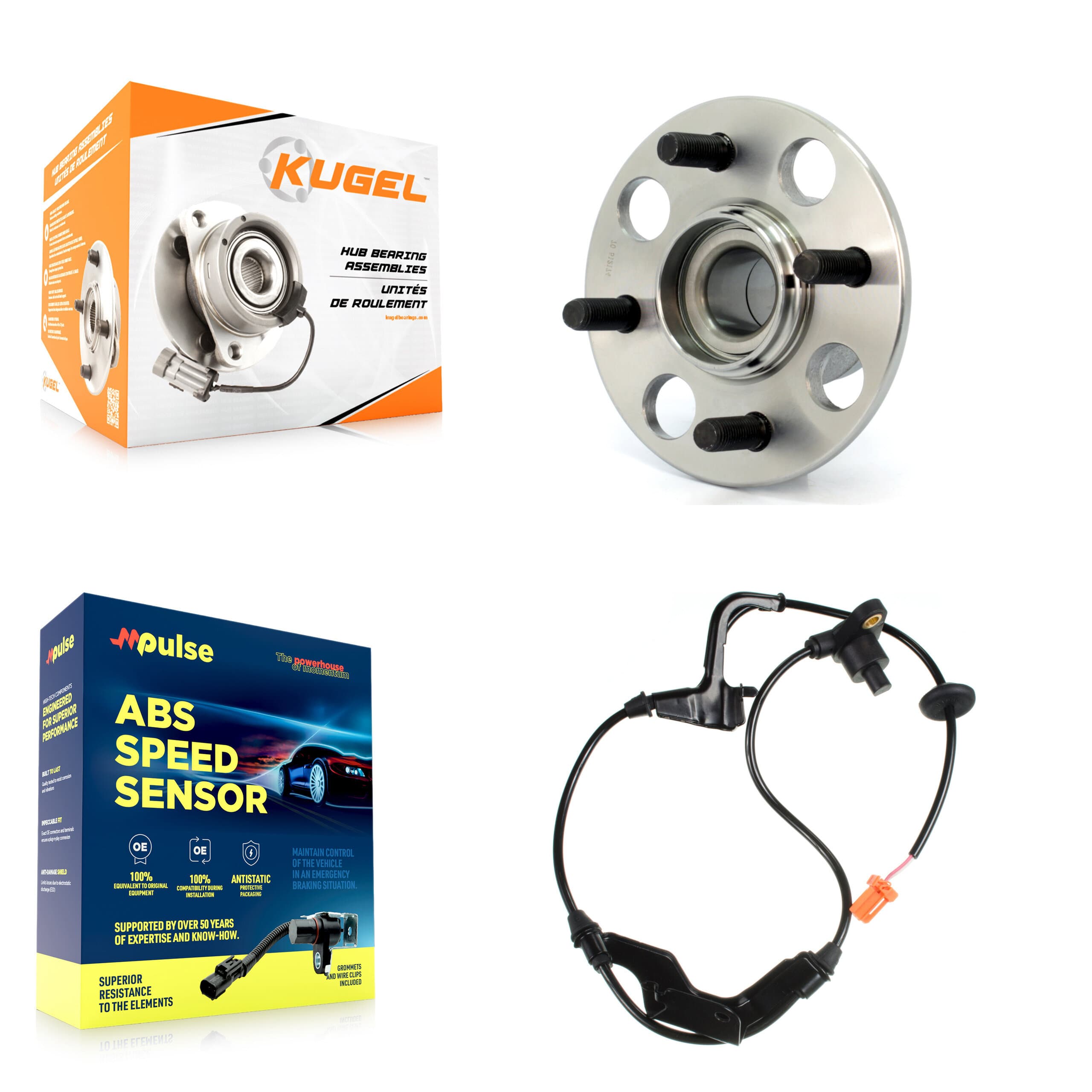 Kugel - K7S-100554 - Rear Wheel Bearing and Hub Assembly Kits image 1
