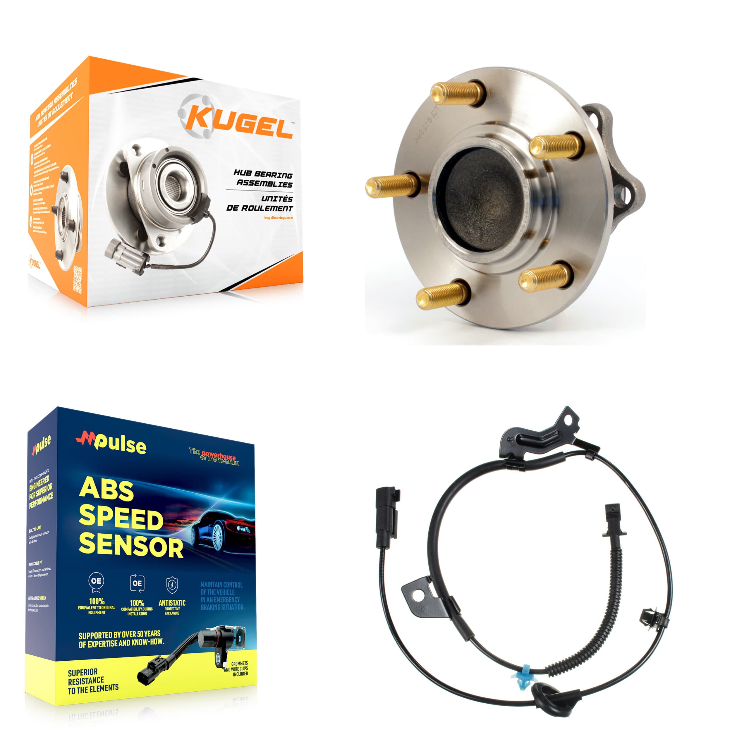 Kugel - K7S-100567 - Rear Wheel Bearing and Hub Assembly Kits image 1