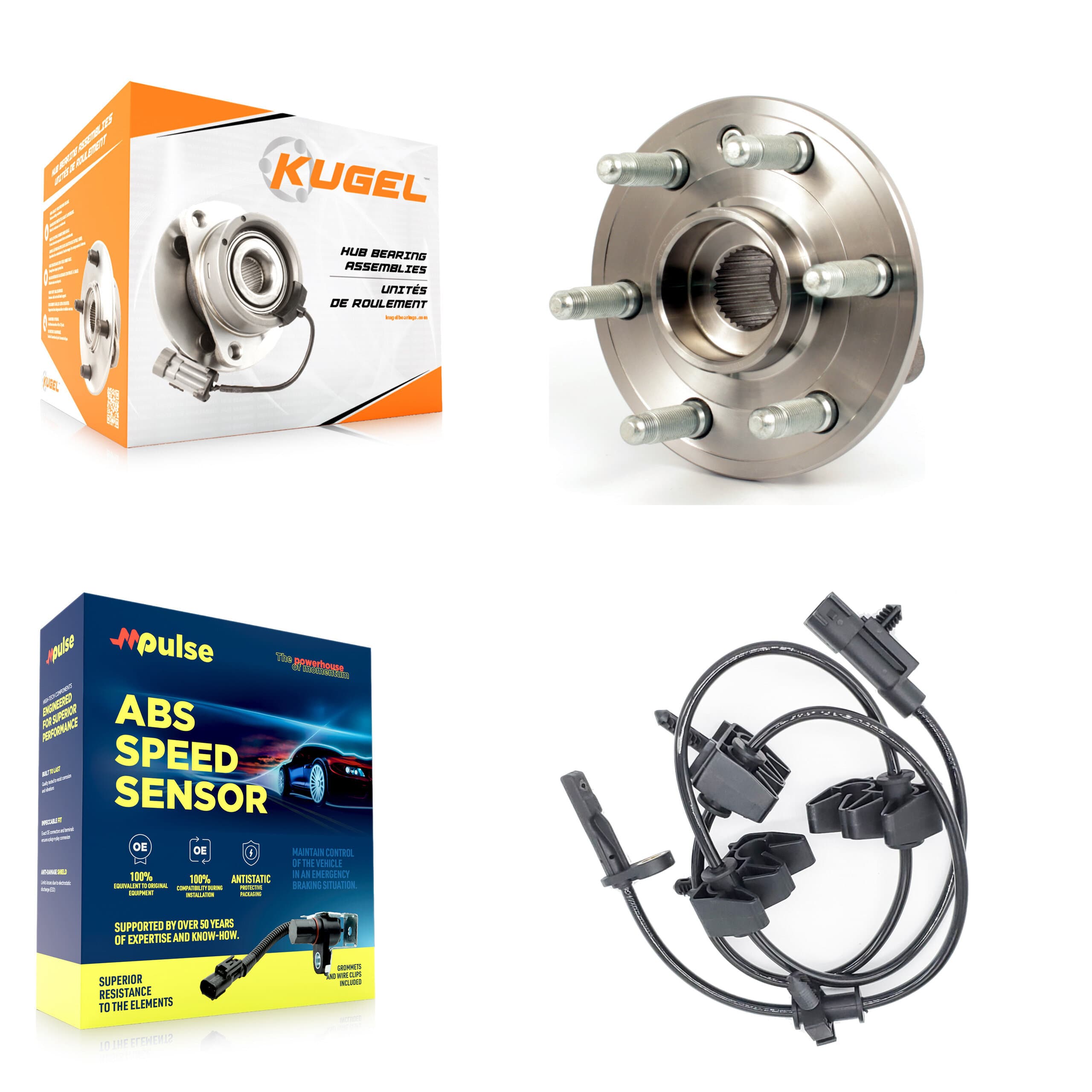 Kugel - K7S-100577 - Rear Wheel Bearing and Hub Assembly Kits image 1
