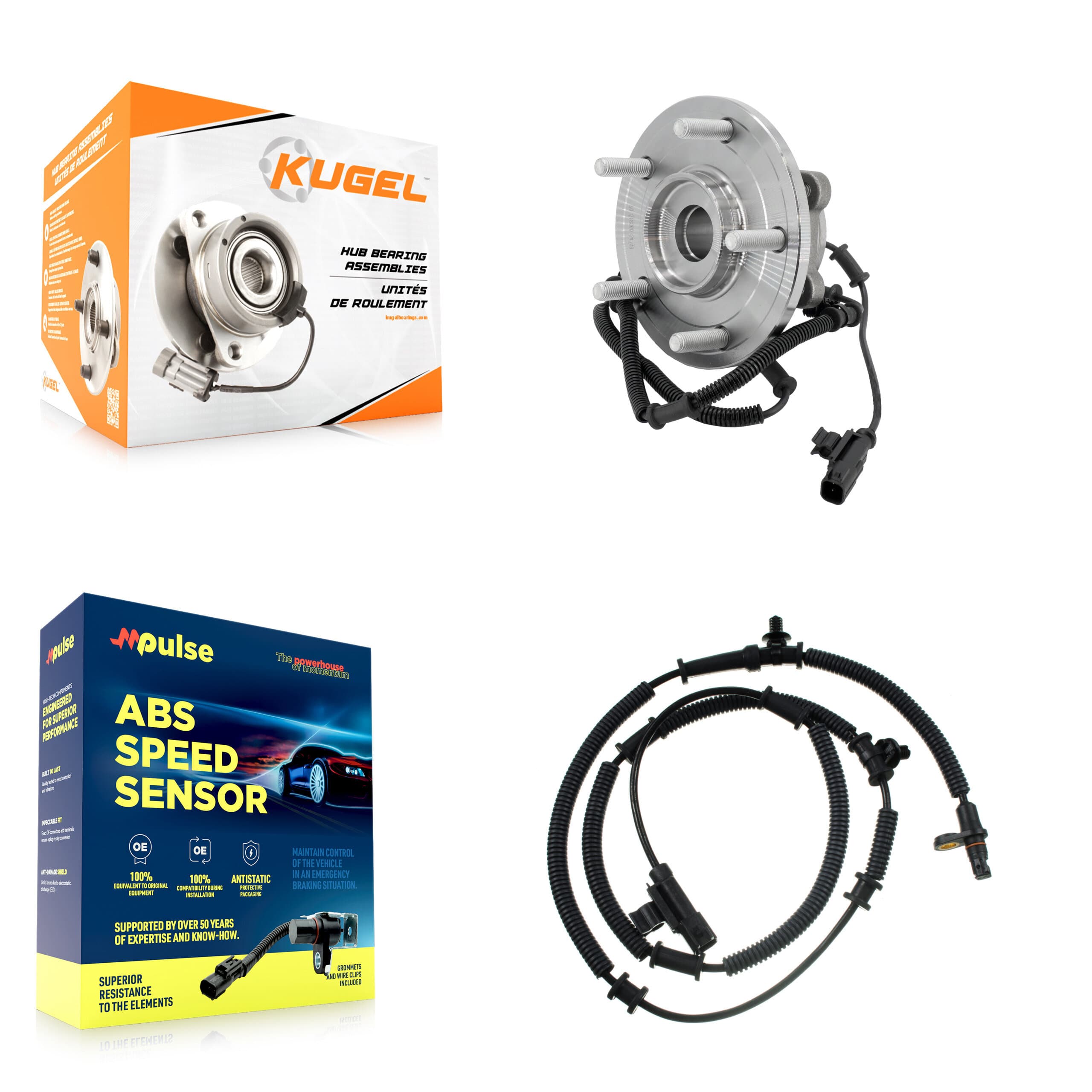 Kugel - K7S-100582 - Rear Wheel Bearing and Hub Assembly Kits image 1