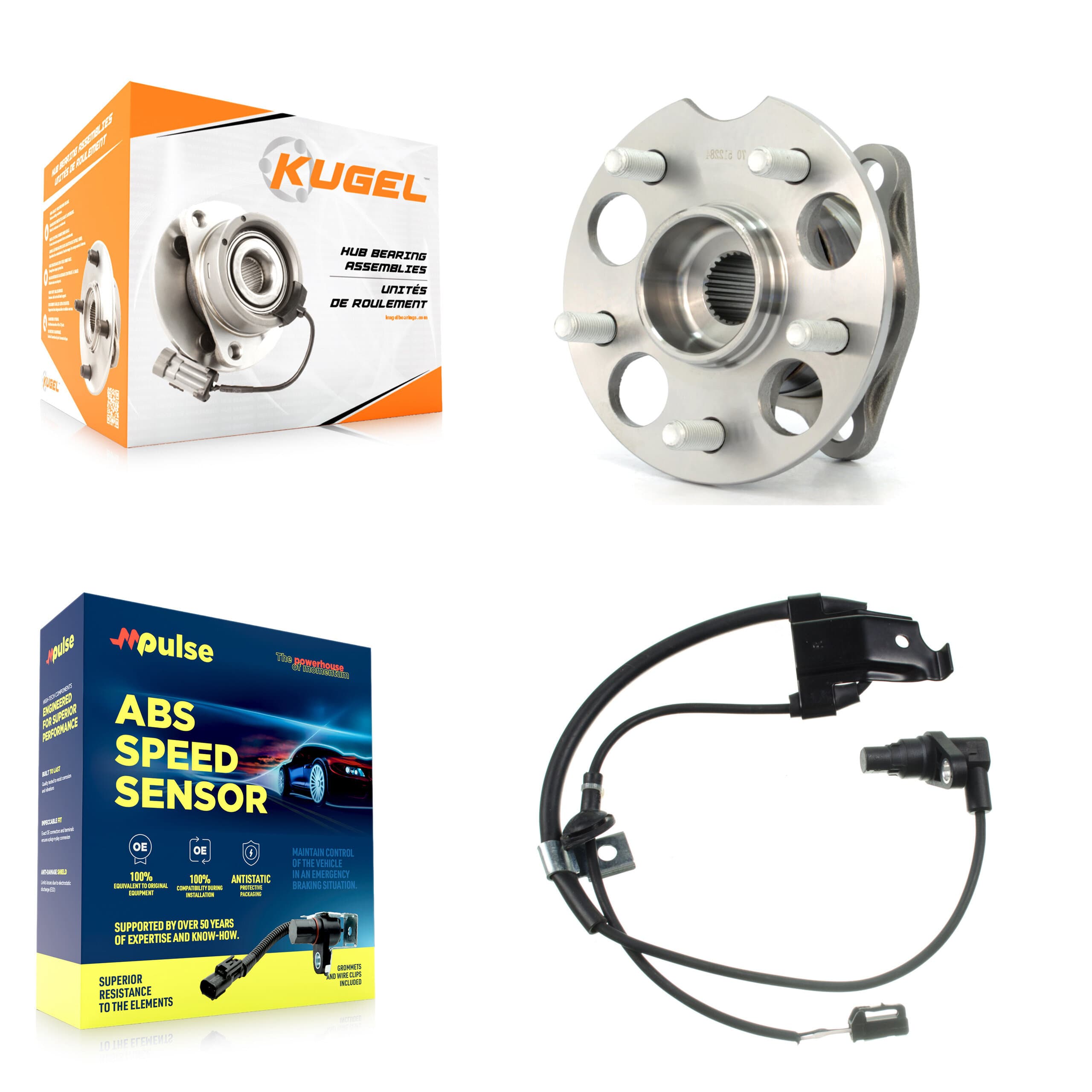 Kugel - K7S-100583 - Rear Wheel Bearing and Hub Assembly Kits image 1