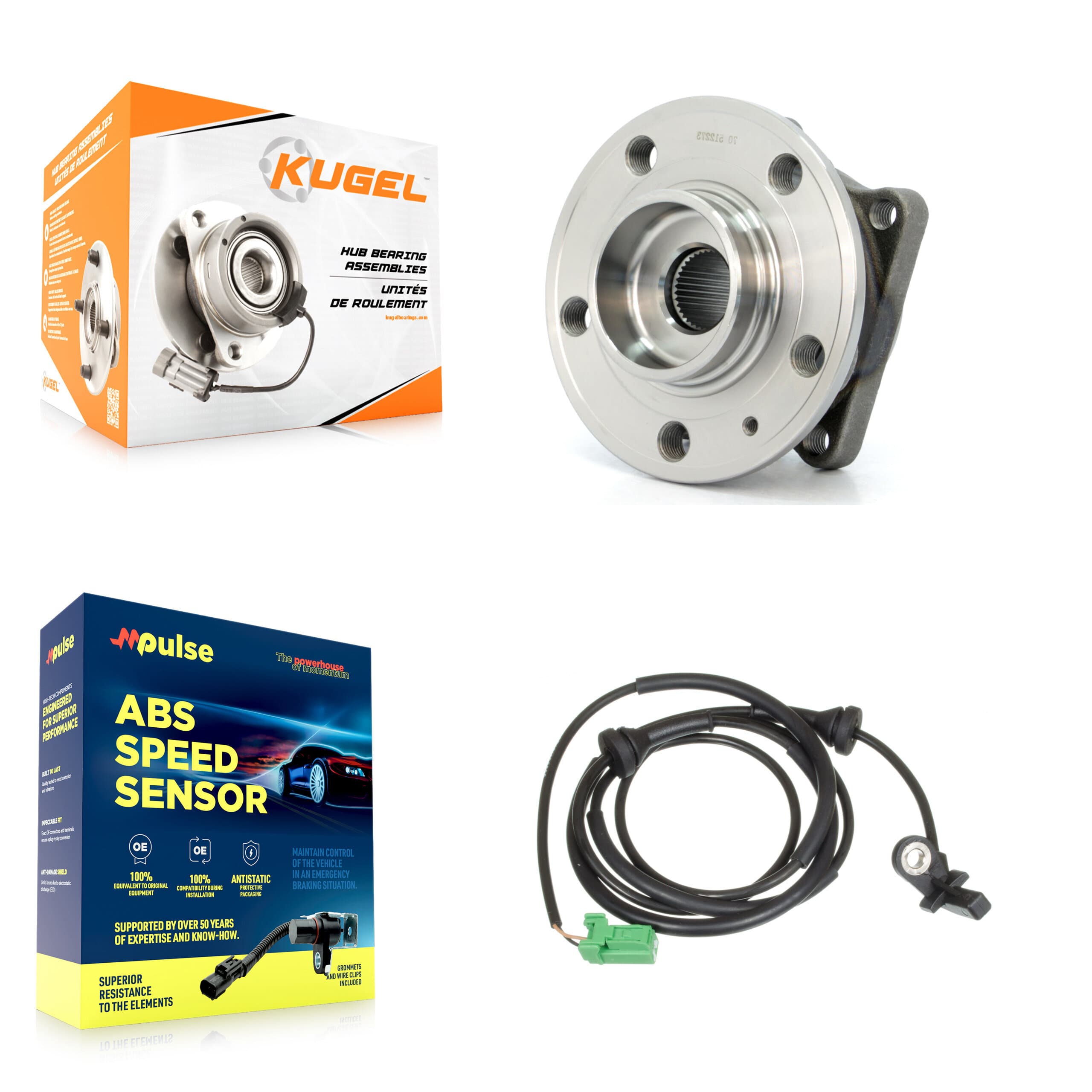 Kugel - K7S-100592 - Rear Wheel Bearing and Hub Assembly Kits image 1