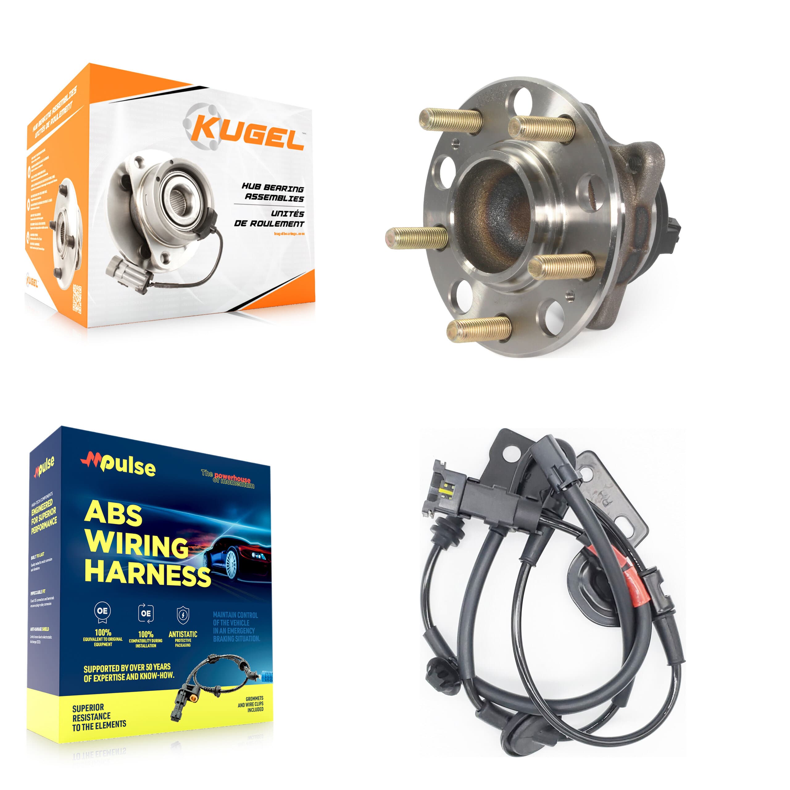 Kugel - K7S-100607 - Rear Wheel Bearing and Hub Assembly Kits image 1