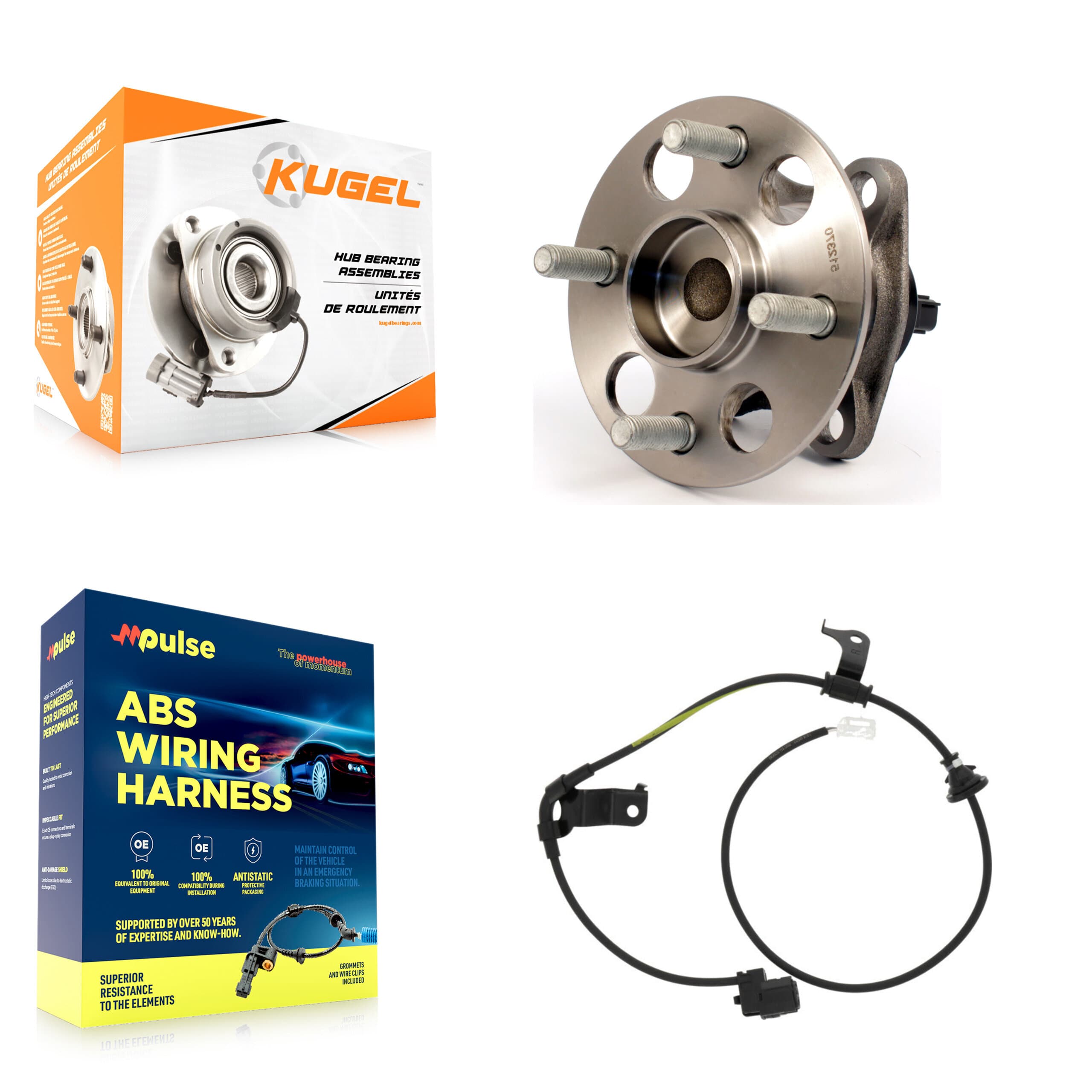 Kugel - K7S-100615 - Rear Wheel Bearing and Hub Assembly Kits image 1