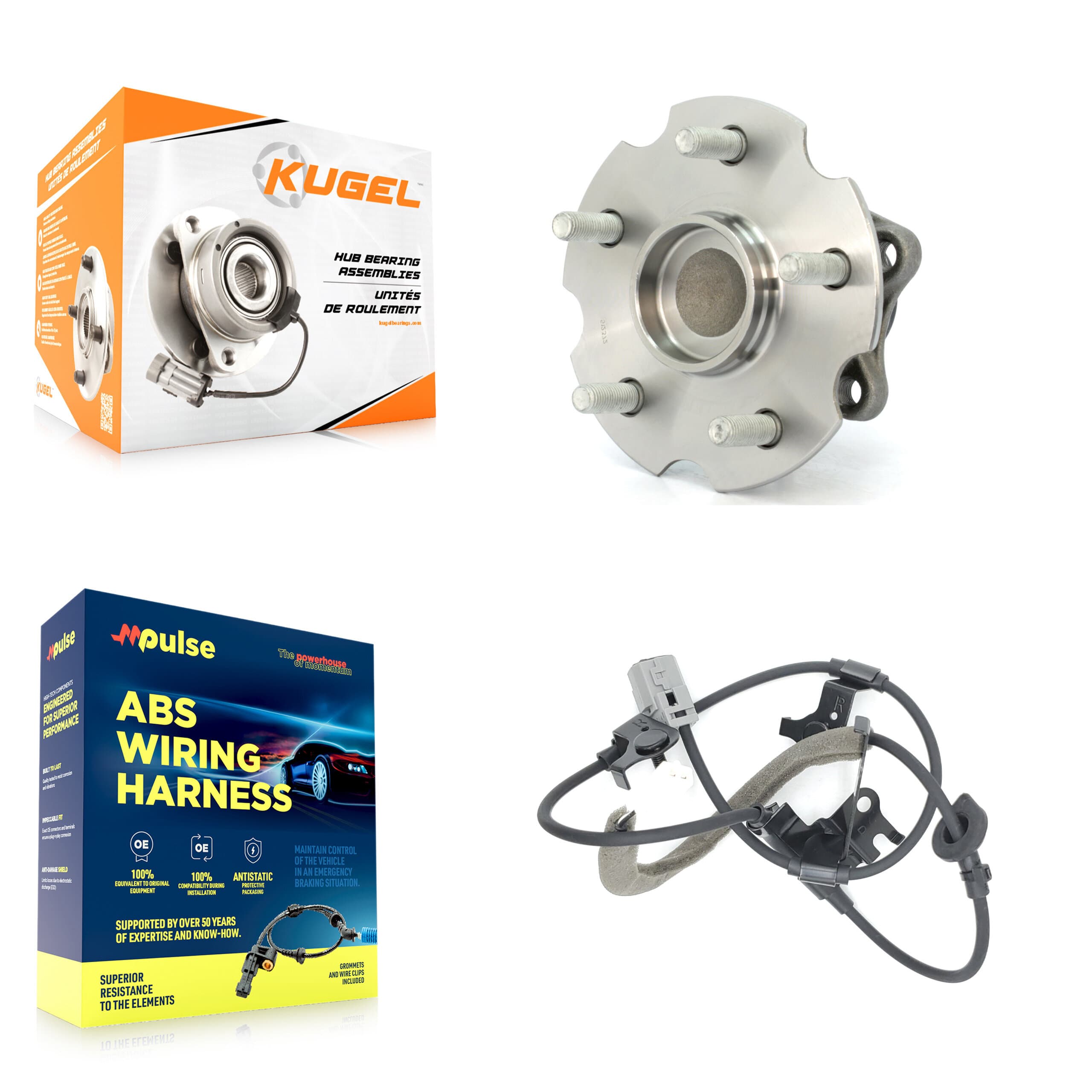 Kugel - K7S-100642 - Rear Wheel Bearing and Hub Assembly Kits image 1